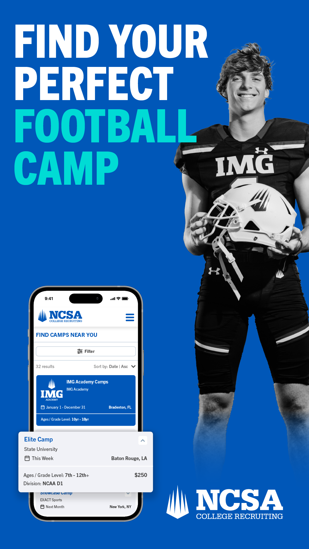 NCSA College Recruiting Facebook ad