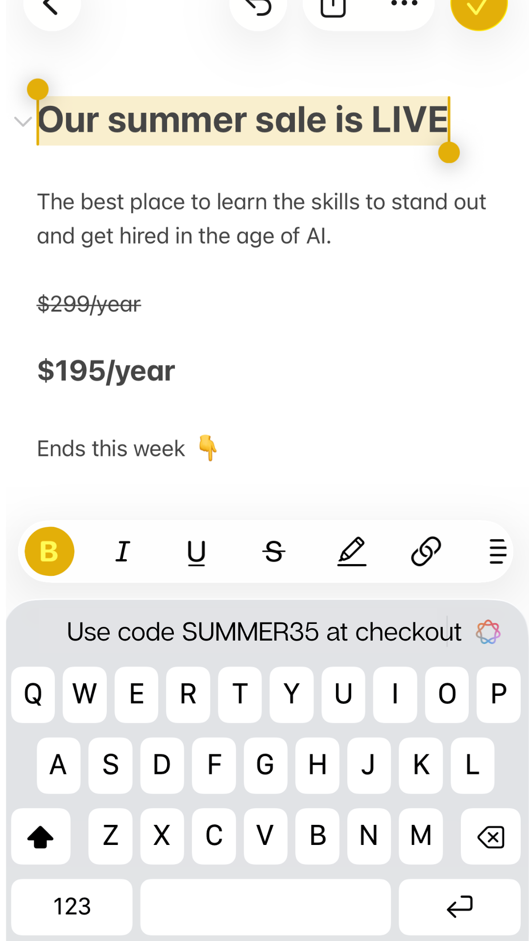 Zero To Mastery Facebook ad