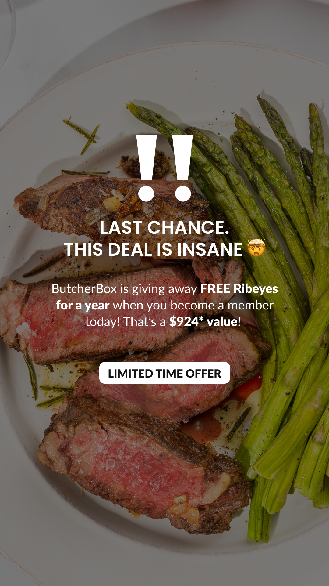 ButcherBox Facebook ad