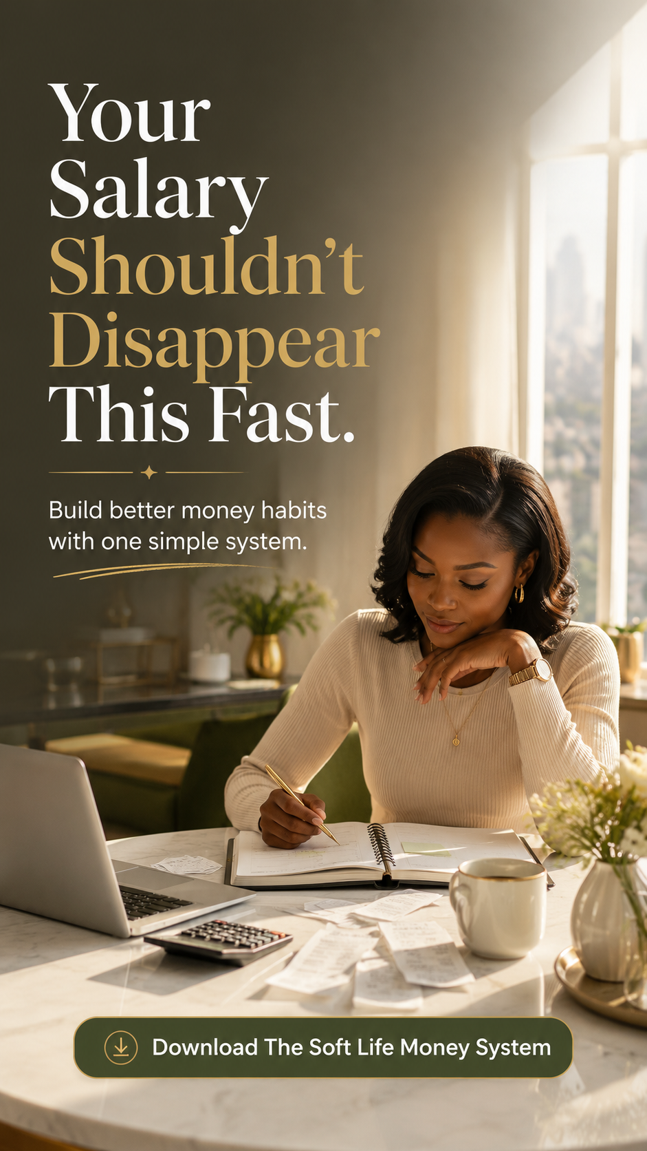 Confidence Building Facebook ad: THE SOFT LIFE MONEY SYSTEM