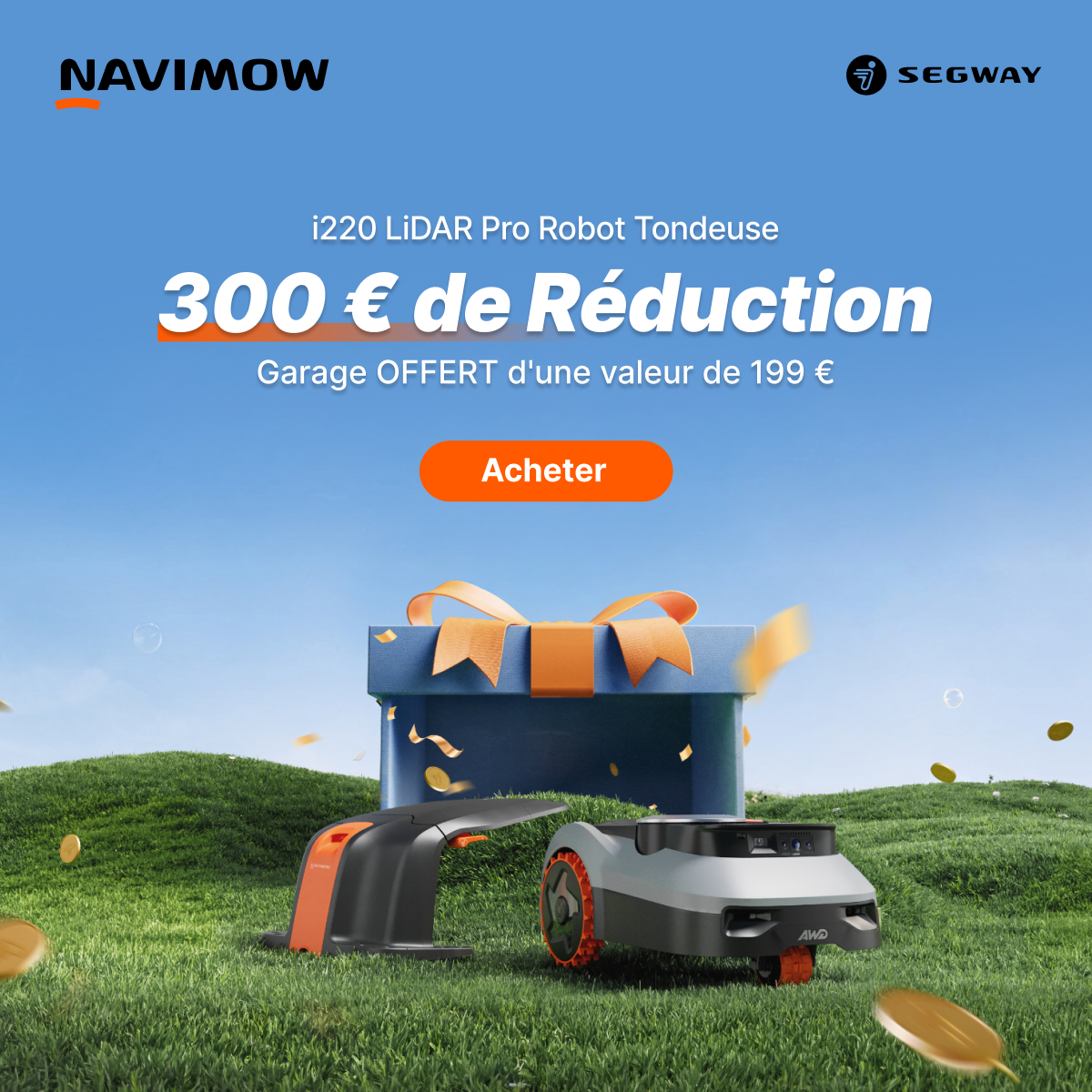 Segway Navimow FR Facebook ad