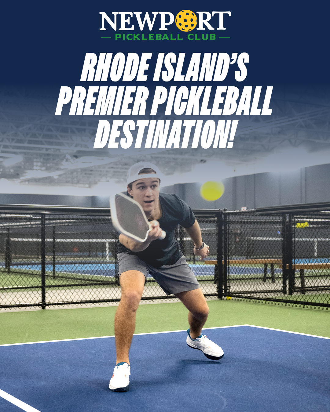 The Newport Pickleball Club Facebook ad: Make Your Matches Count!