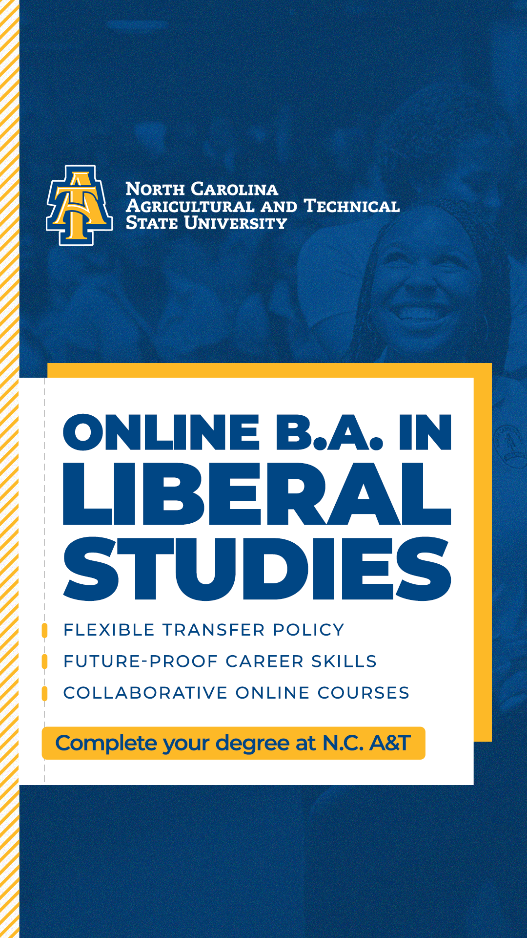 North Carolina A&T State University Facebook ad from Mar 5, 2026