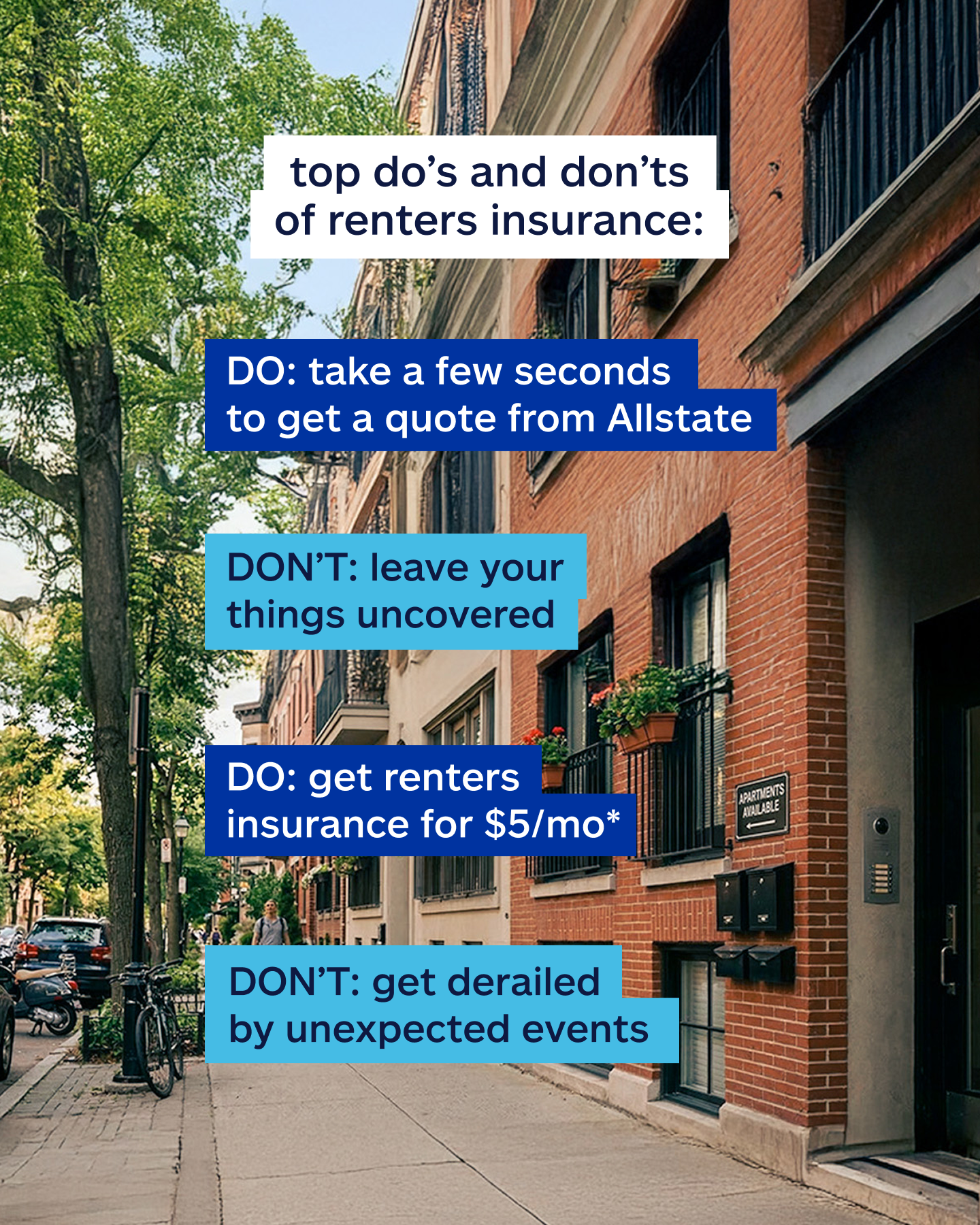 Allstate Facebook ad