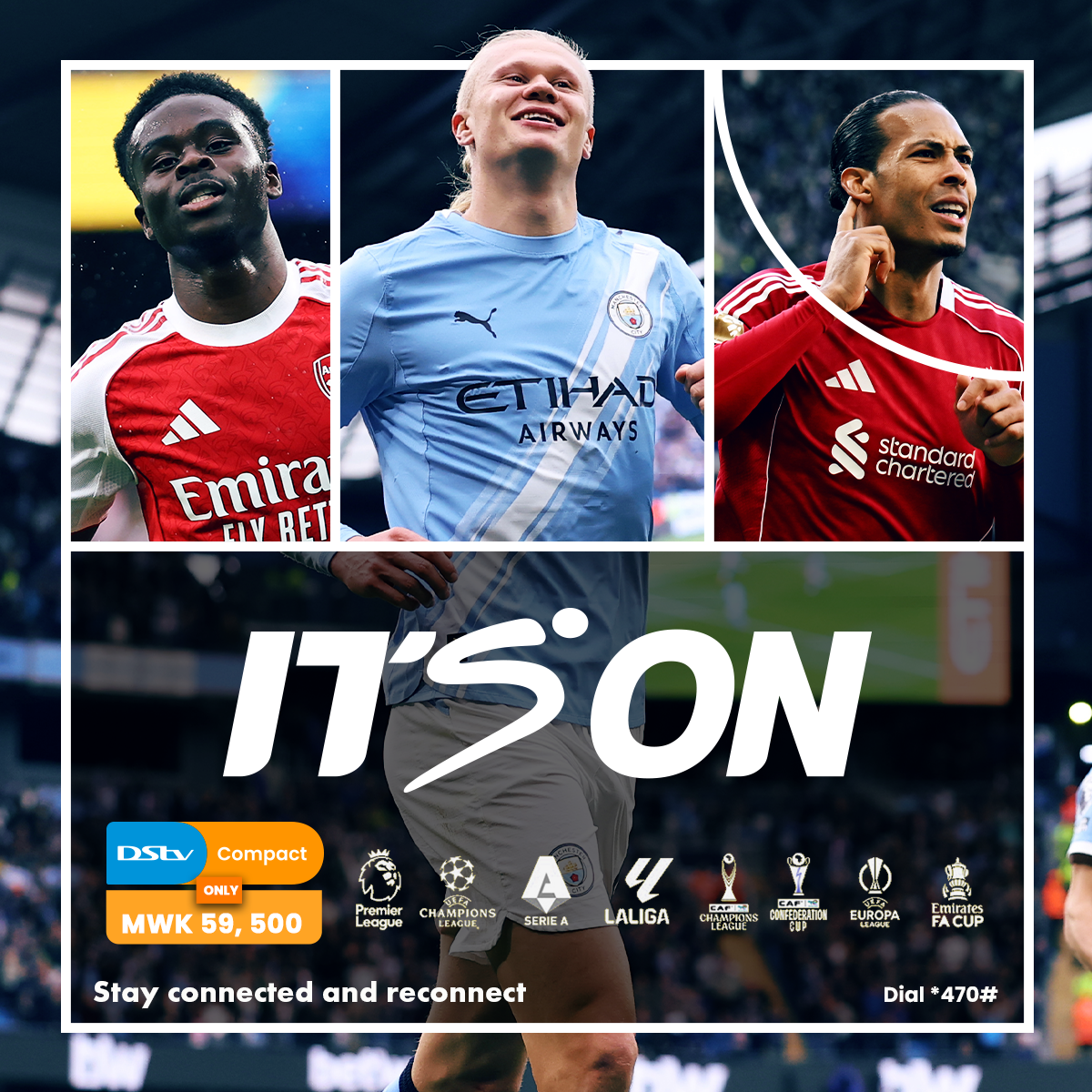 DStv Facebook ad: The New Season Is On