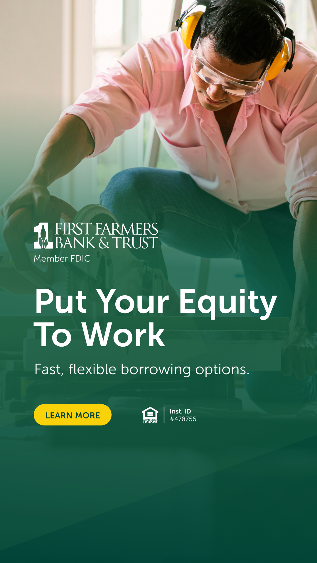 First Farmers Bank & Trust Facebook ad from May 20, 2026