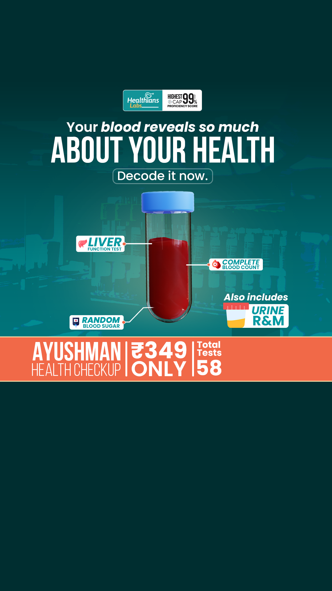 Healthians Facebook ad
