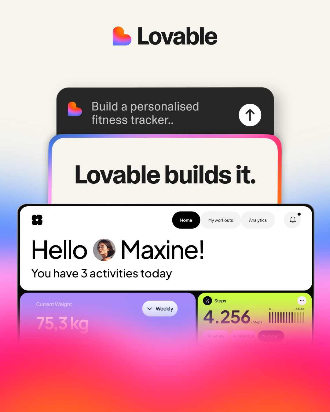Lovable.dev Facebook ad
