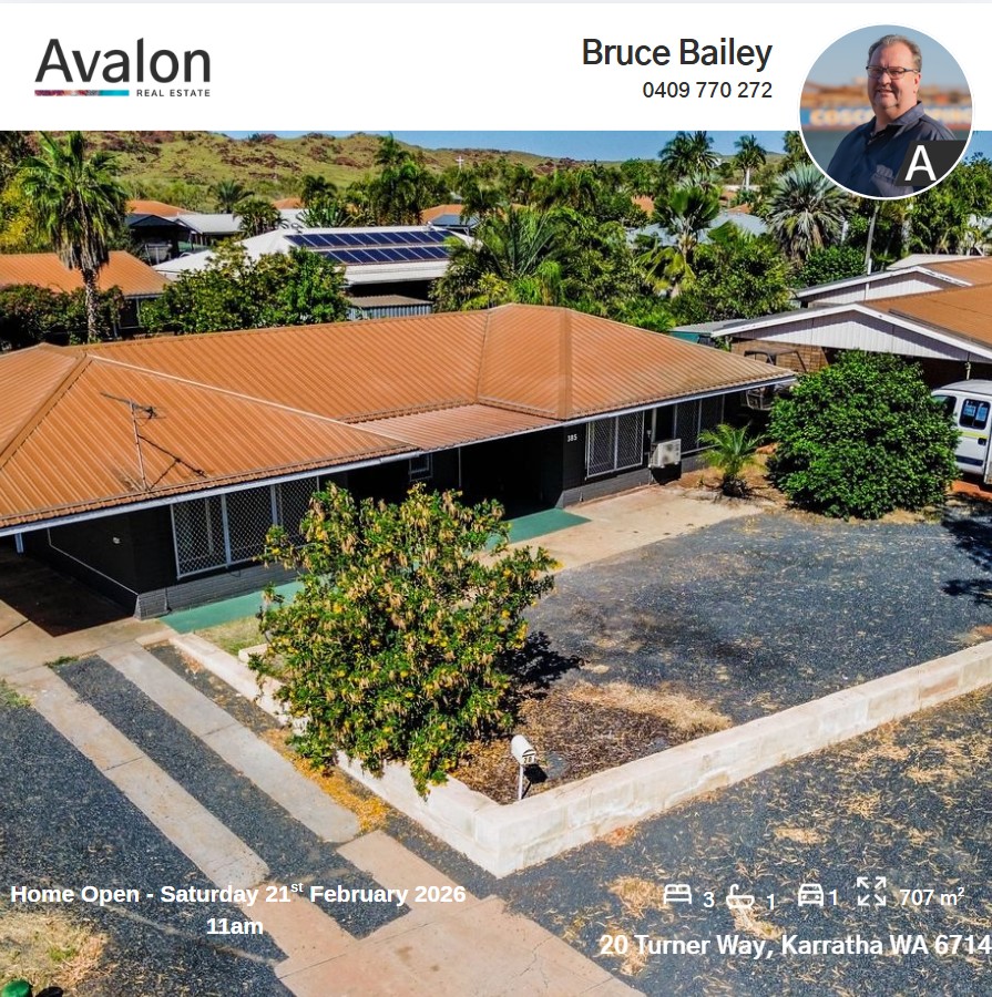 Avalon Real Estate Facebook ad: HOME OPEN
