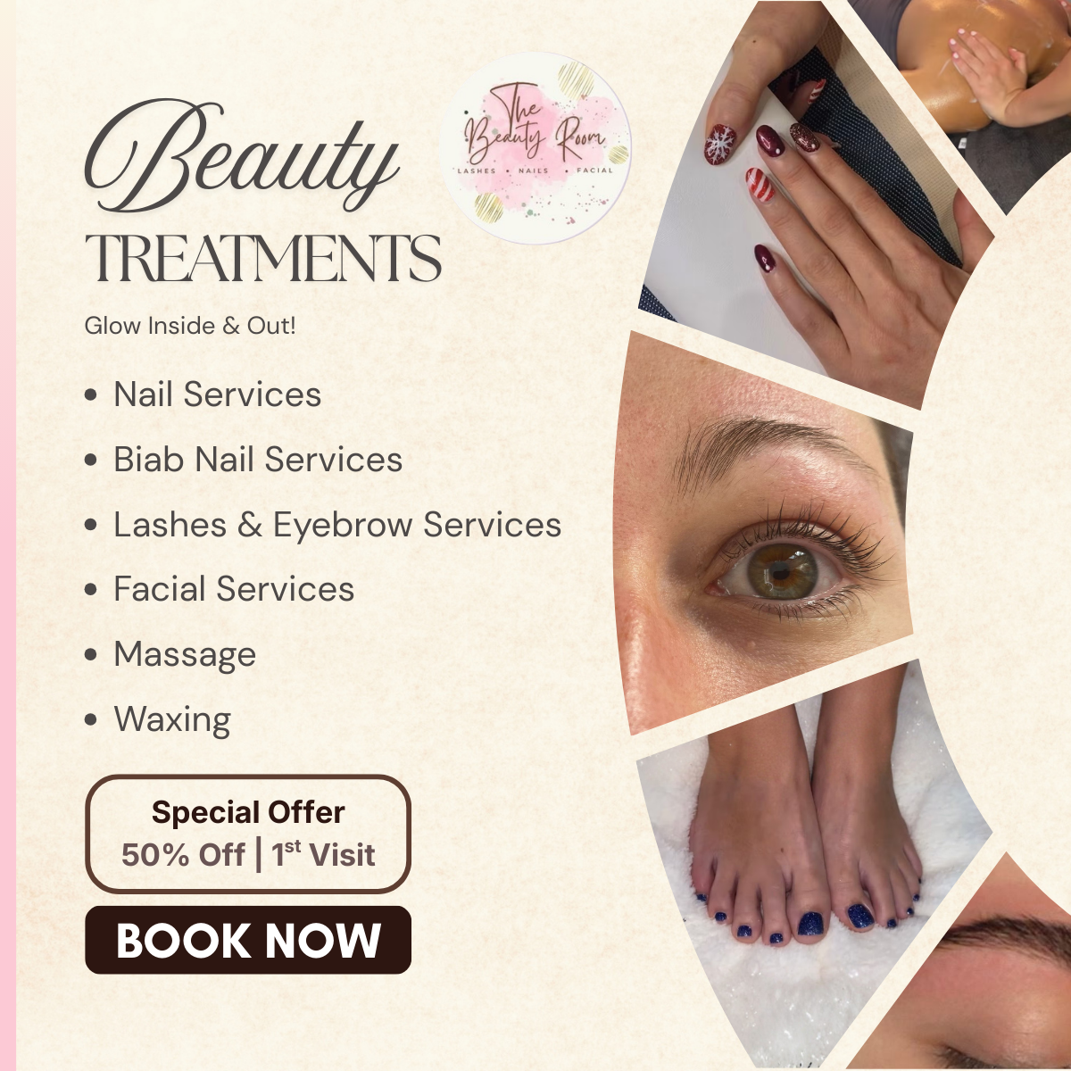 The Beauty Room Facebook ad