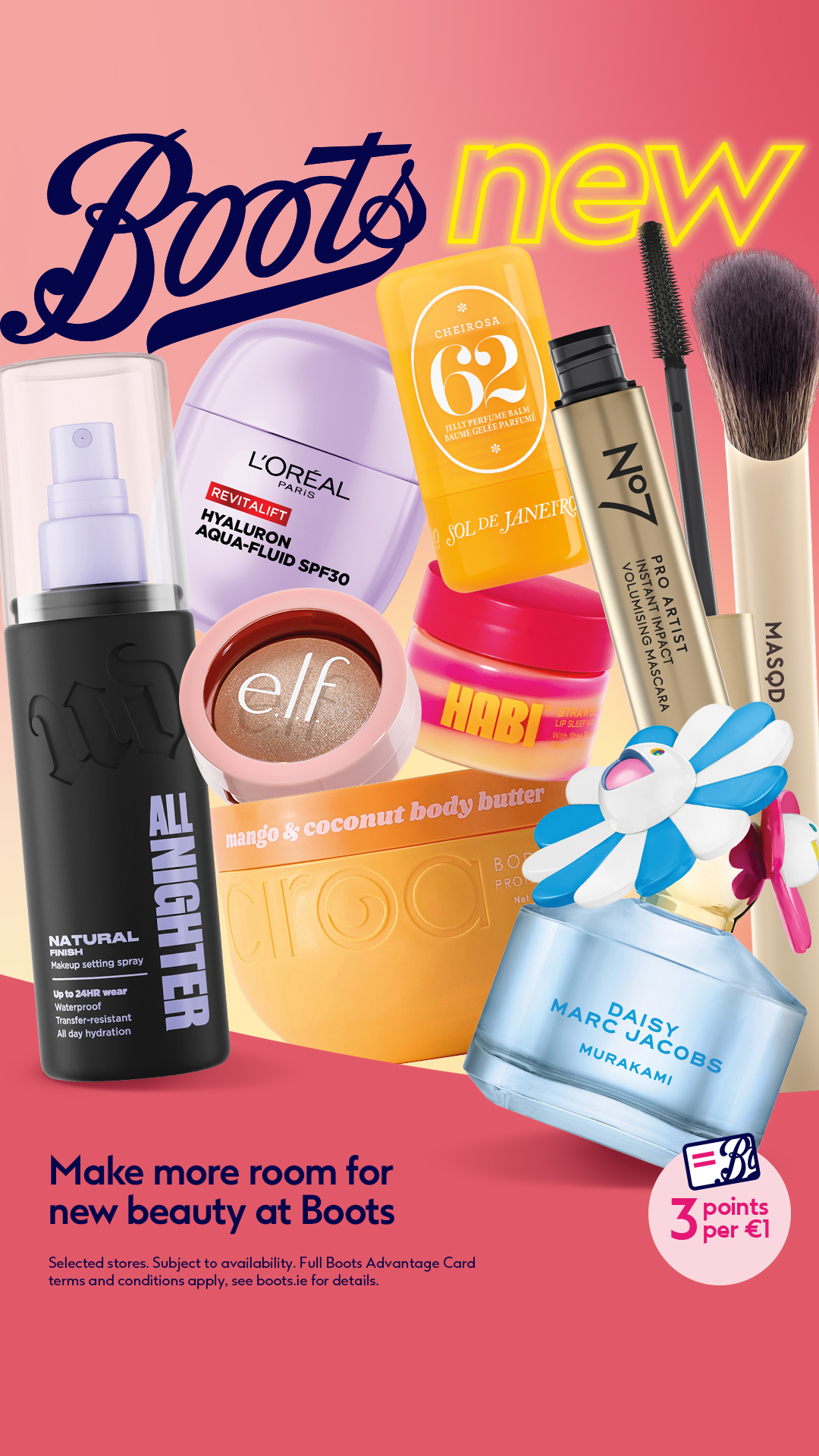 Boots Ireland Facebook ad