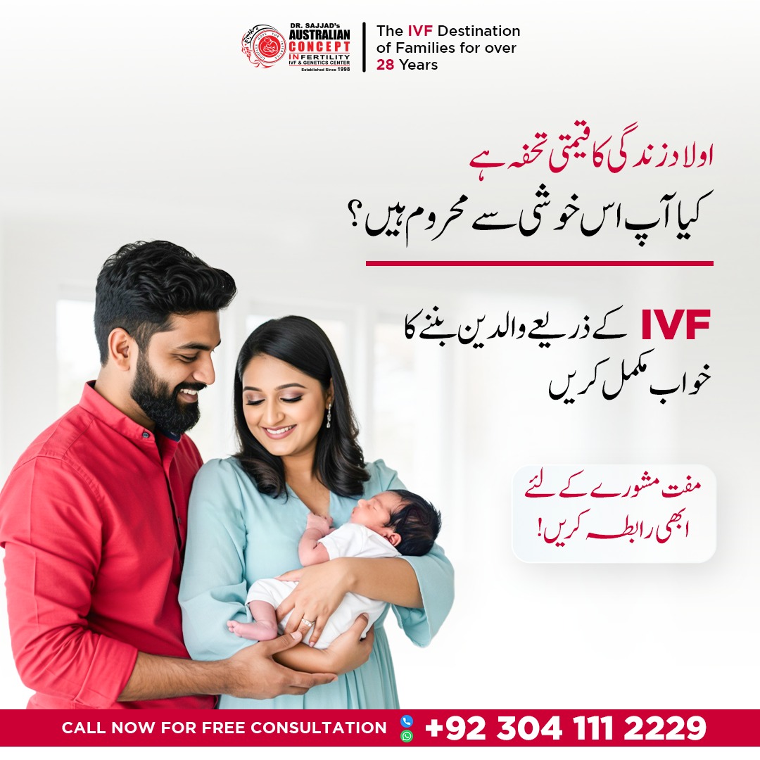 Dr. Sajjad Australian Concept Infertility Medical Center Facebook ad