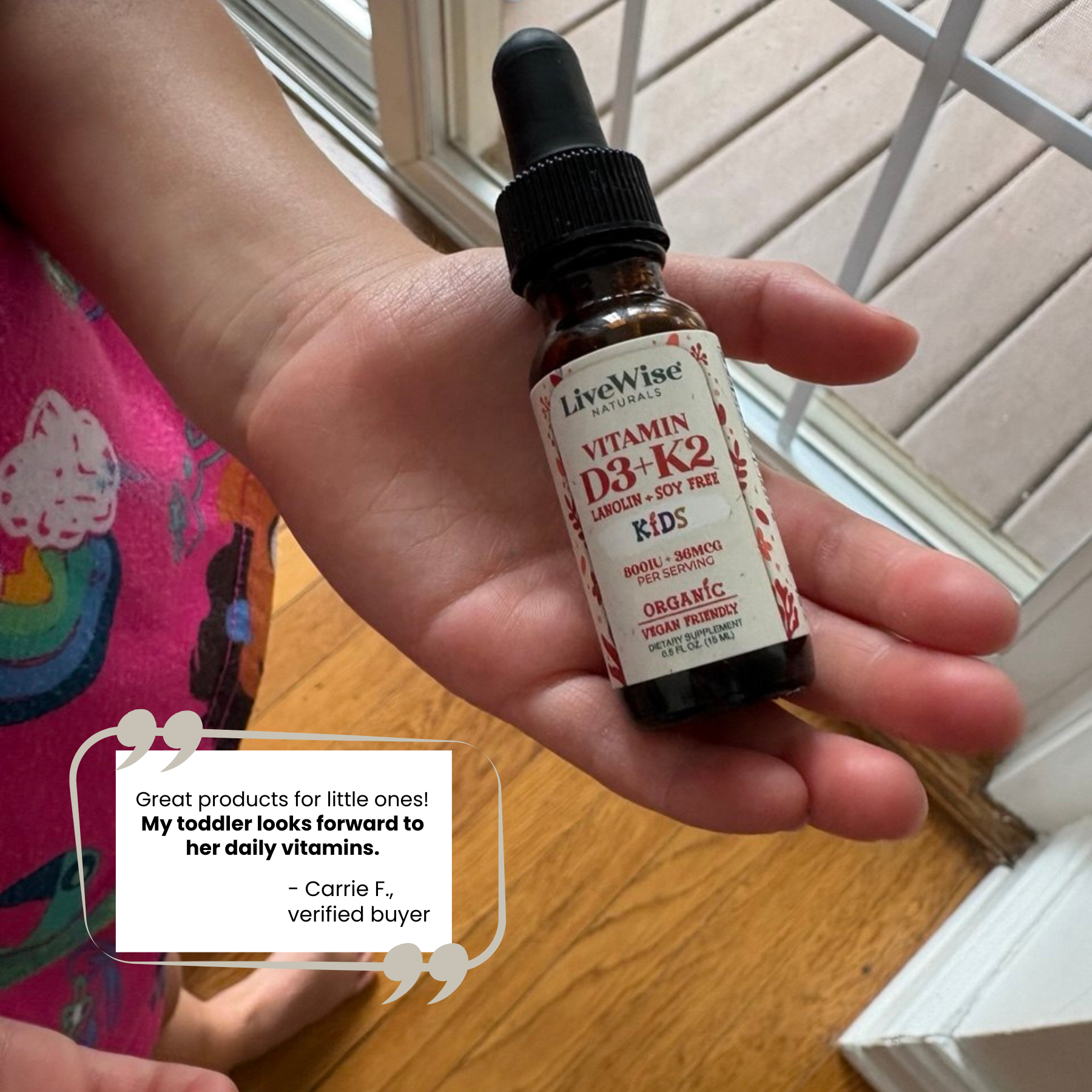 Live Wise Naturals Facebook ad