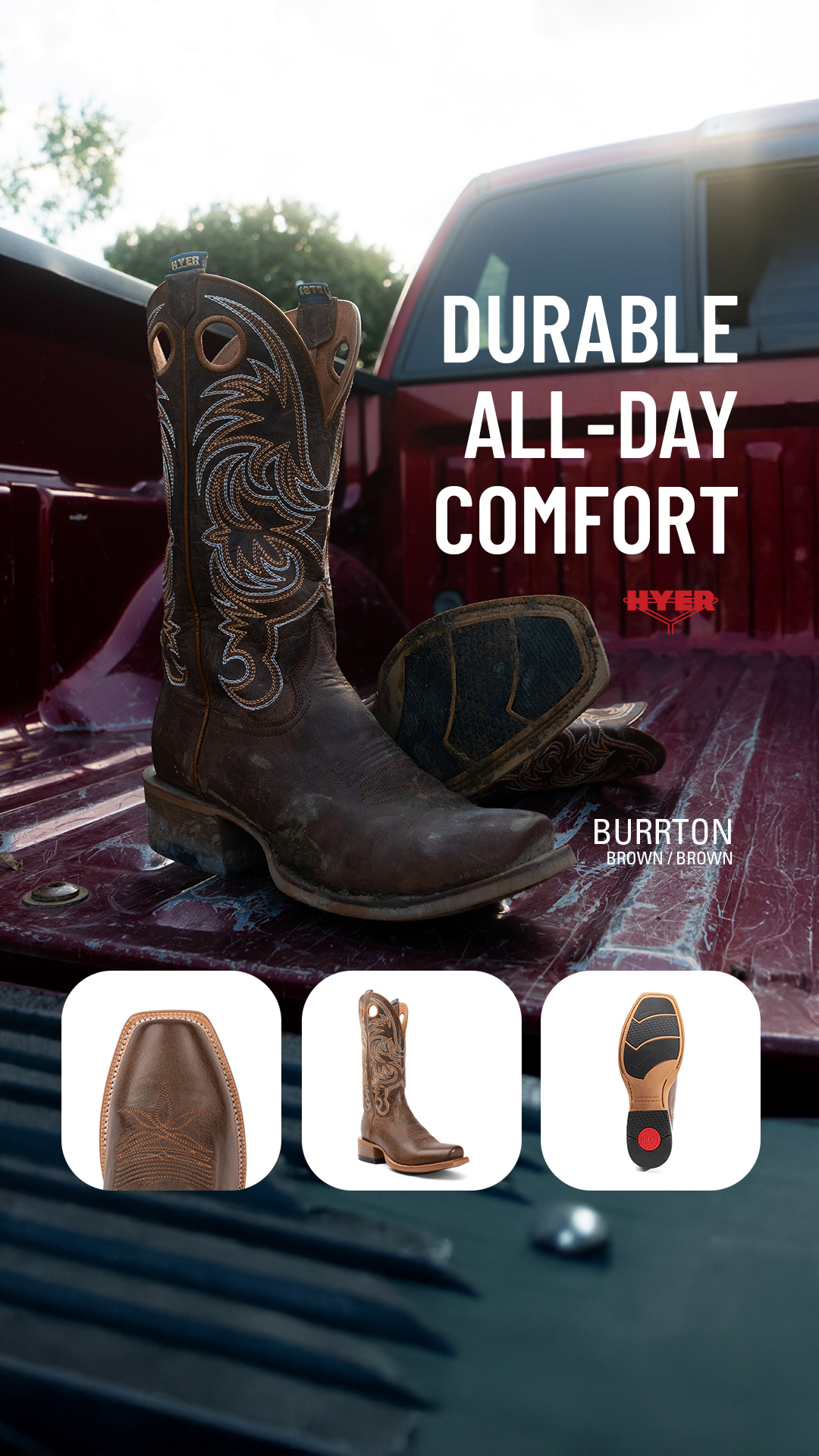 Hyer Boots Facebook ad