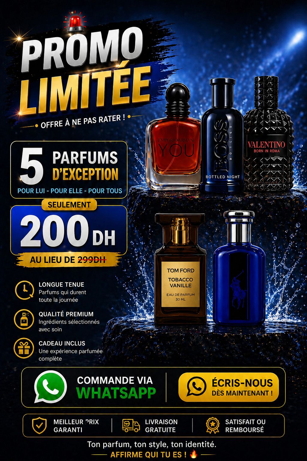 Elite Perfume Facebook ad: Pack MIX HOMME