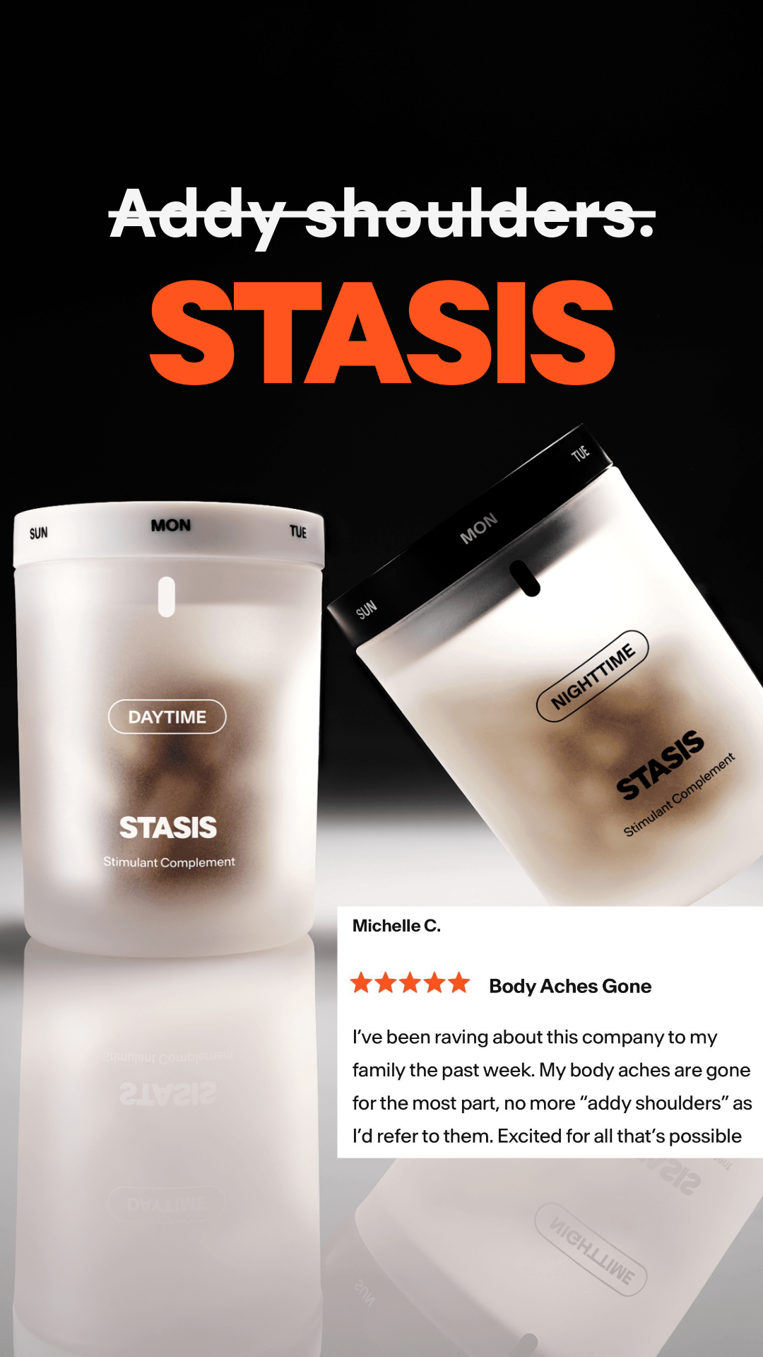 Stasis Facebook ad
