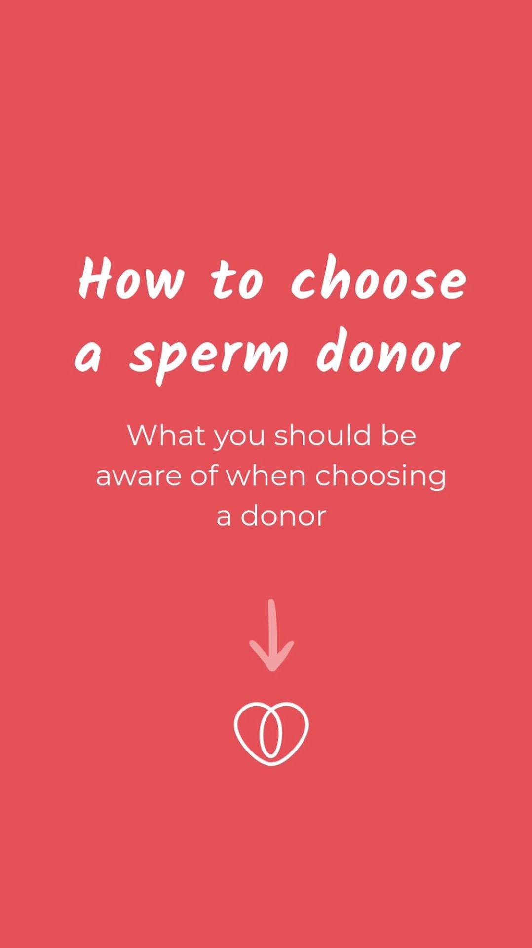 Born Donor Bank Facebook ad: There are a lot of choices to make…