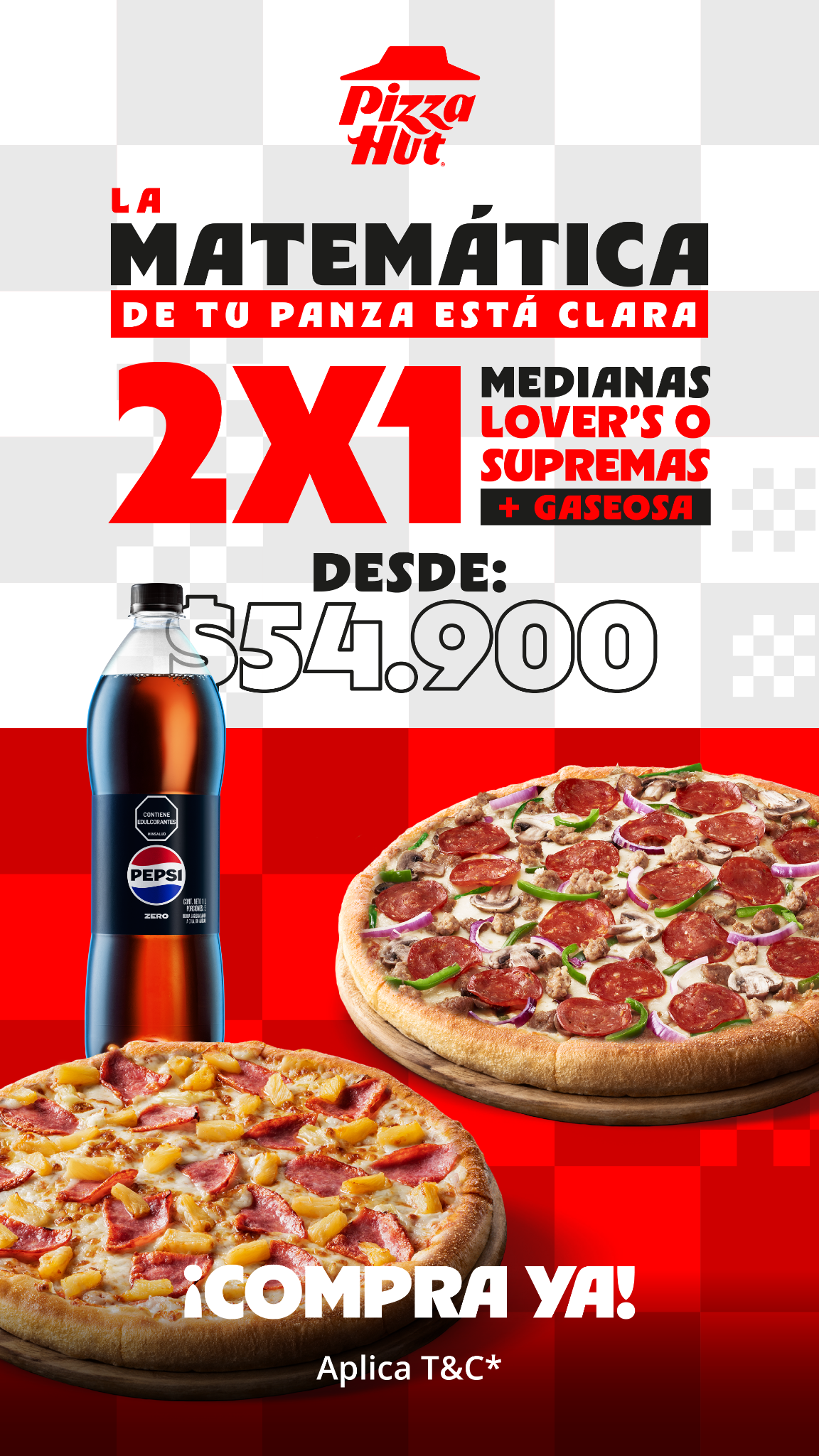 Pizza Hut Colombia Facebook ad