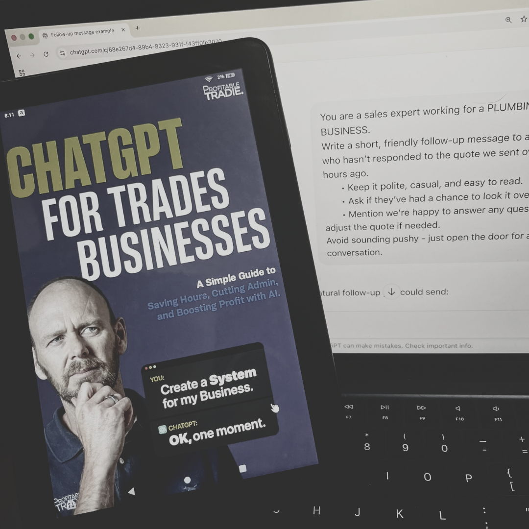 The Profitable Tradie Program Facebook ad