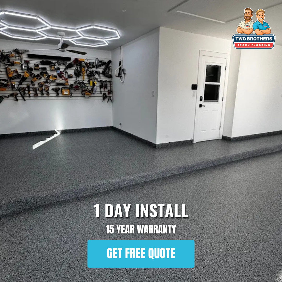 Two Brothers Epoxy Flooring Facebook ad: Get FREE Quote -->