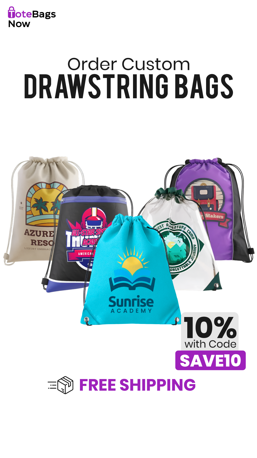 Tote Bags Now Facebook ad from May 12, 2026