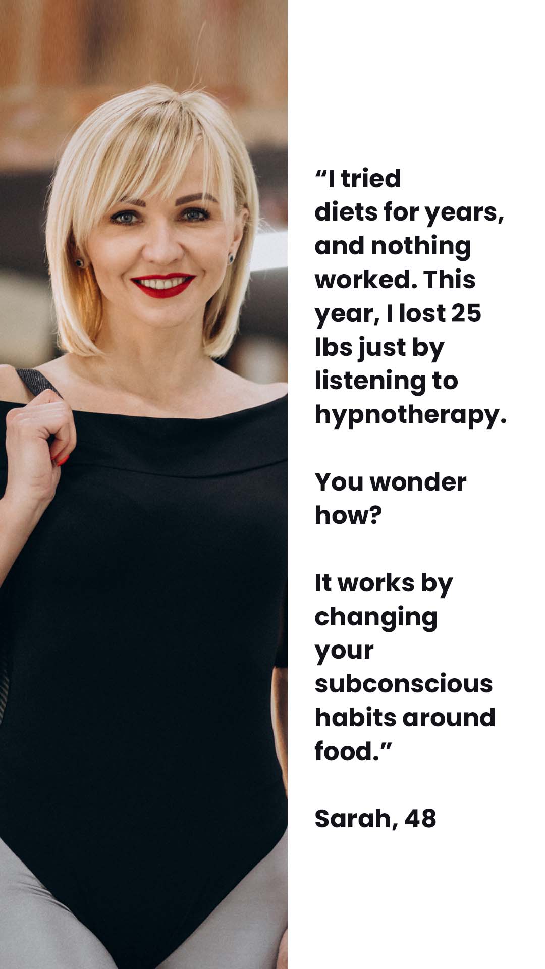 Hypnozio: power of hypnotherapy Facebook ad