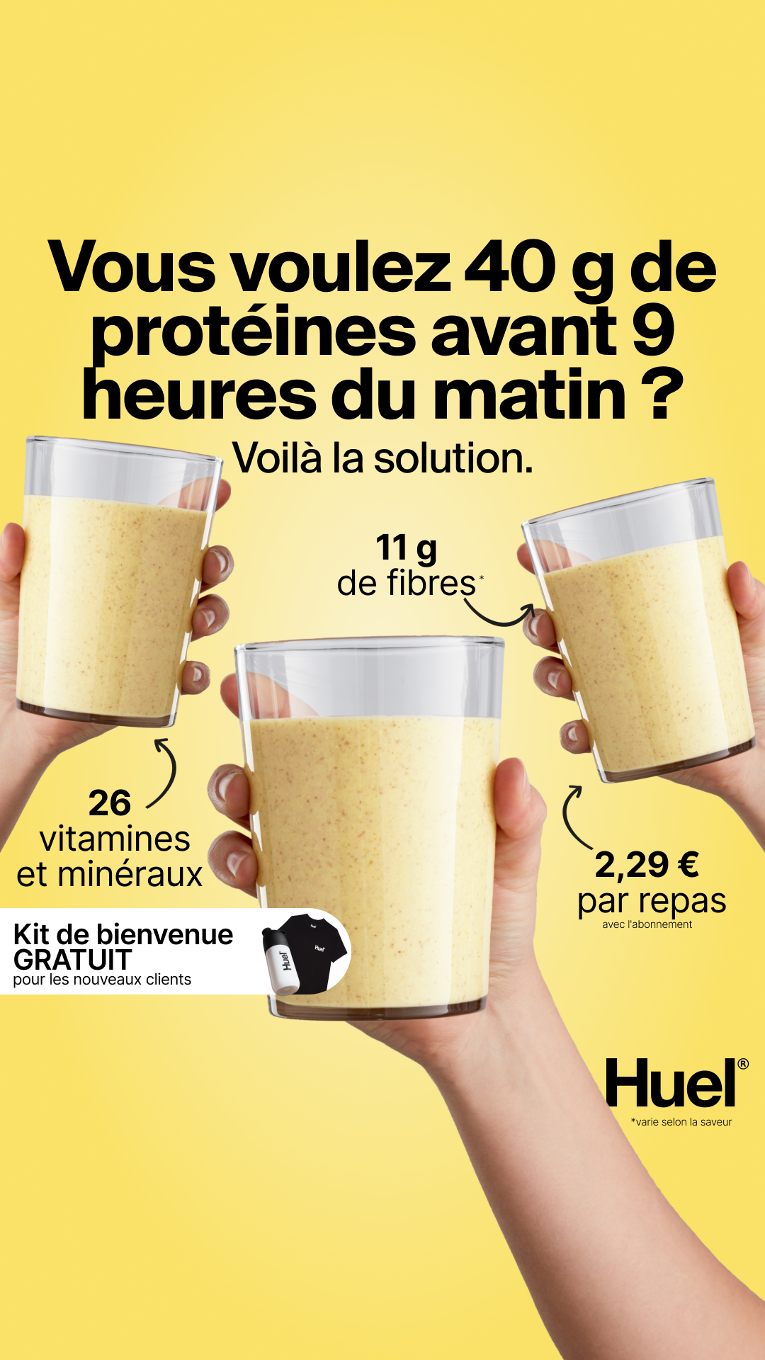 Huel Facebook ad