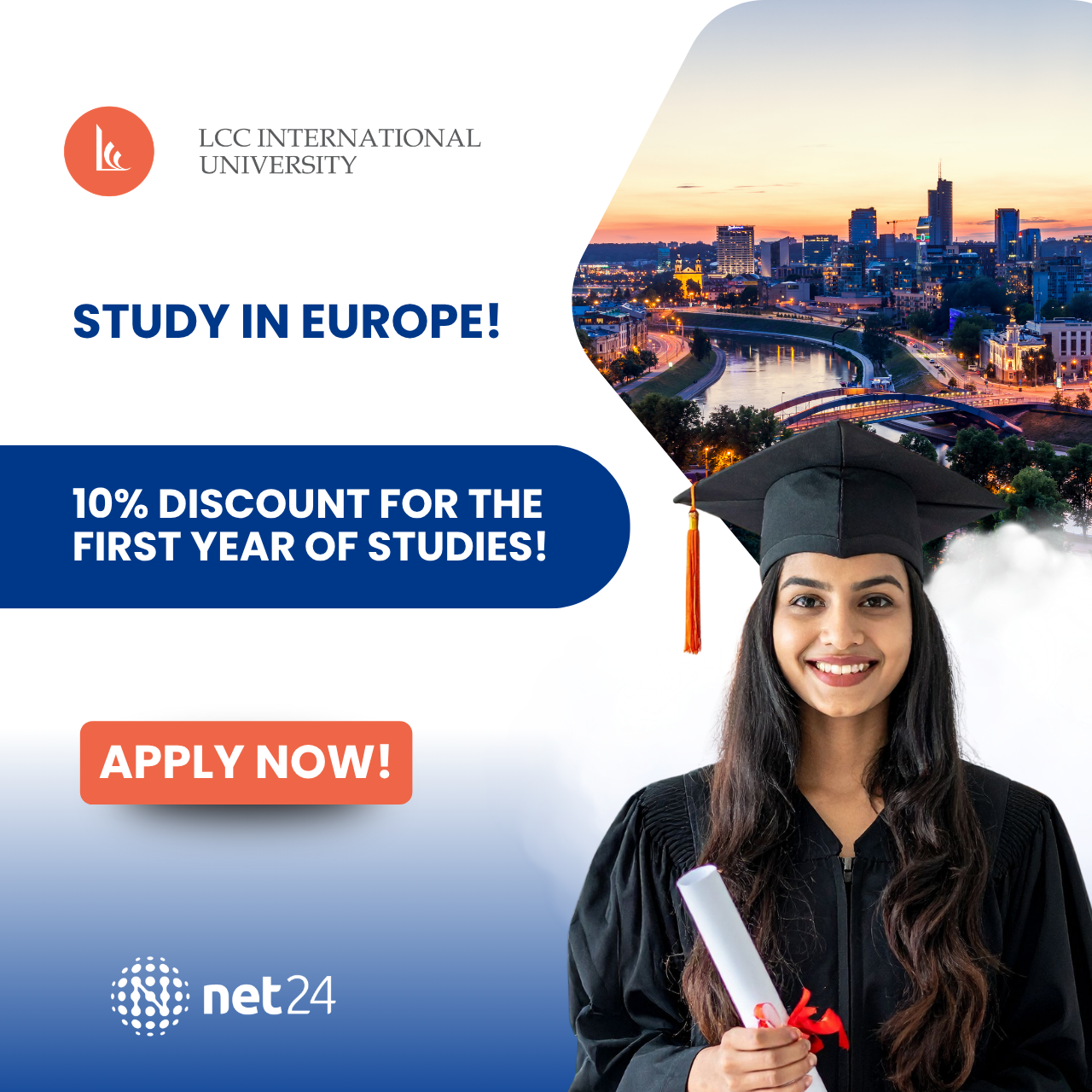 NET24 Facebook ad: New Edu Trend - International Education Solutions
