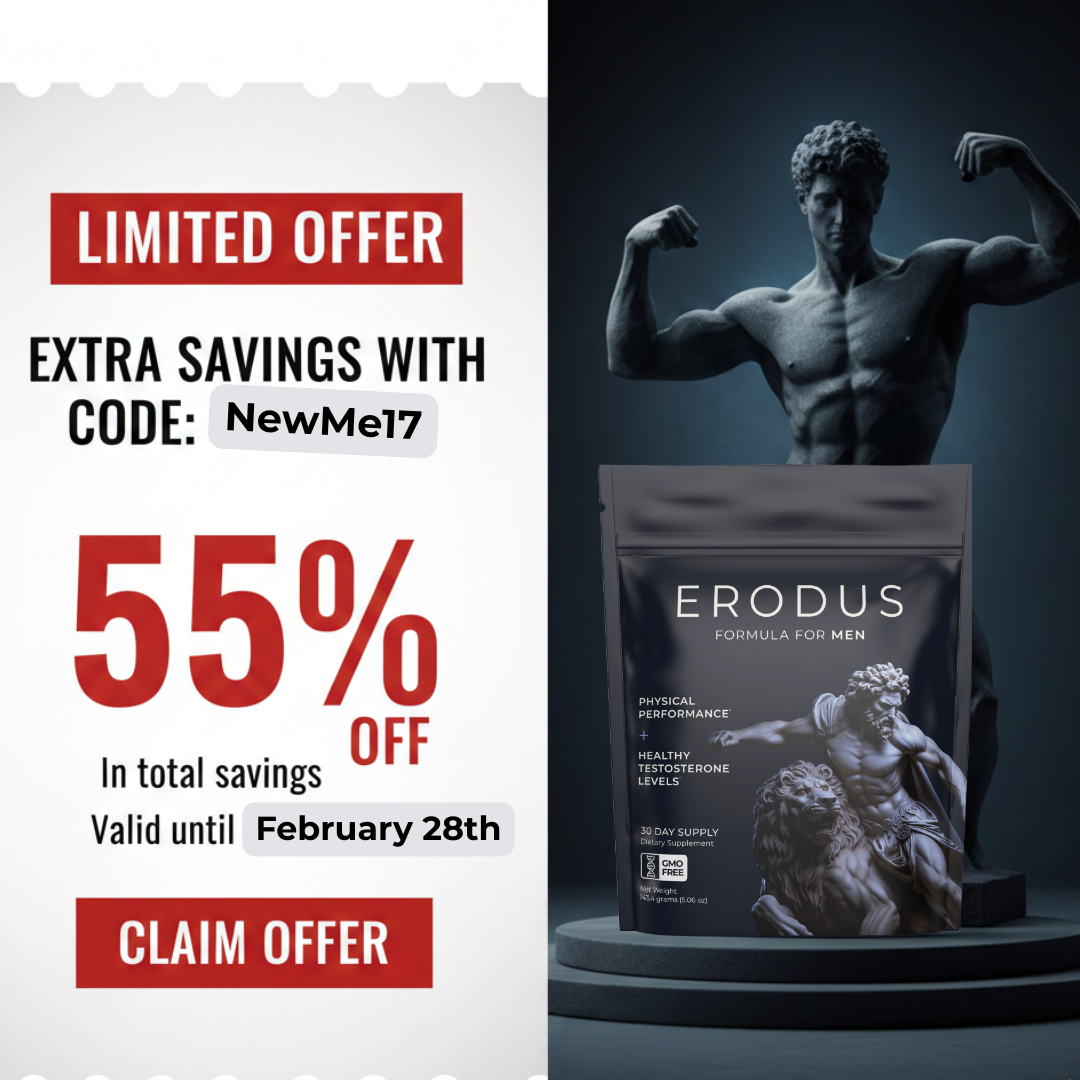 Erodus Formula For Men Facebook ad