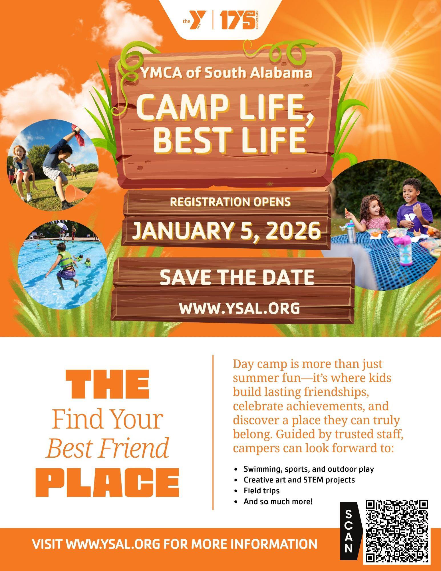 YMCA of South Alabama Inc Facebook ad: It’s never too soon to start planning for…