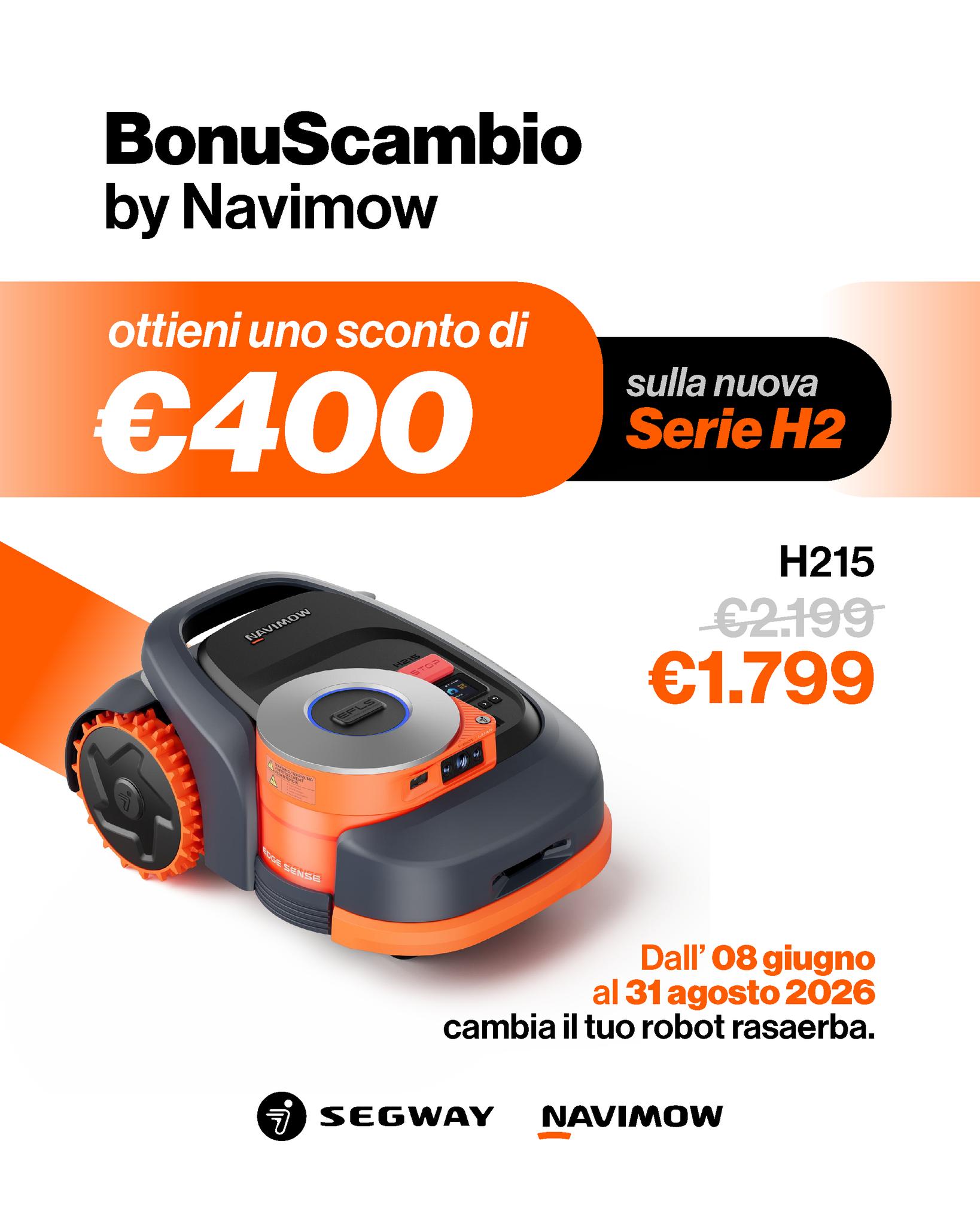 Segway Navimow Italia Facebook ad: Navimow H215 è la soluzione ideale per chi…