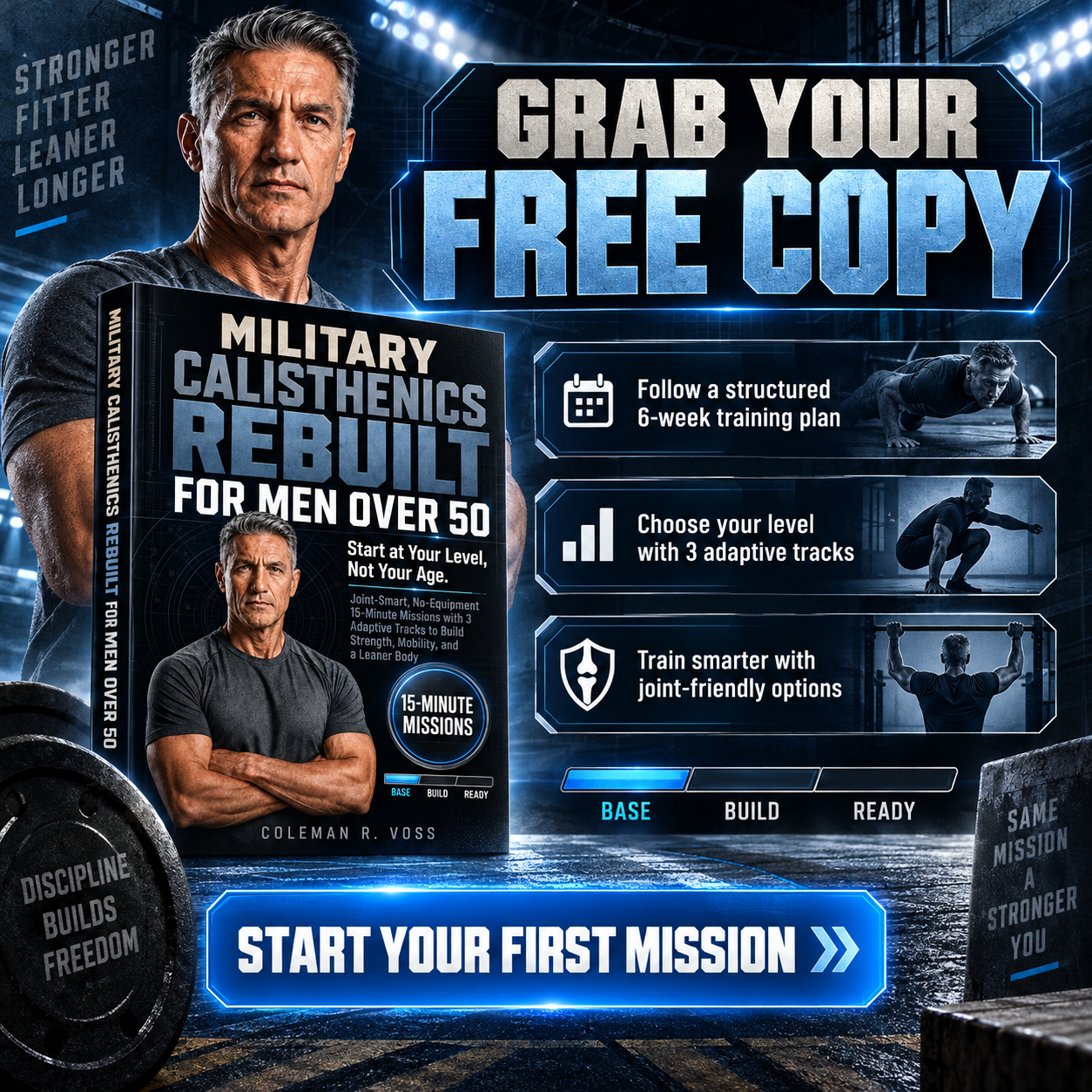 The Book Reading Club Facebook ad: CALISTHENICS REBUILT