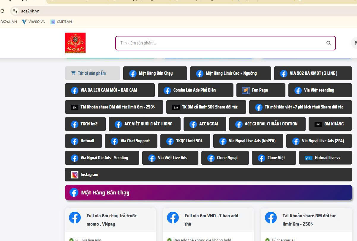 Cung Cấp Nguyên Liệu Ads - Ads24h.vn Facebook ad: Uy tín chất lượng tạo lên thương hiệu…