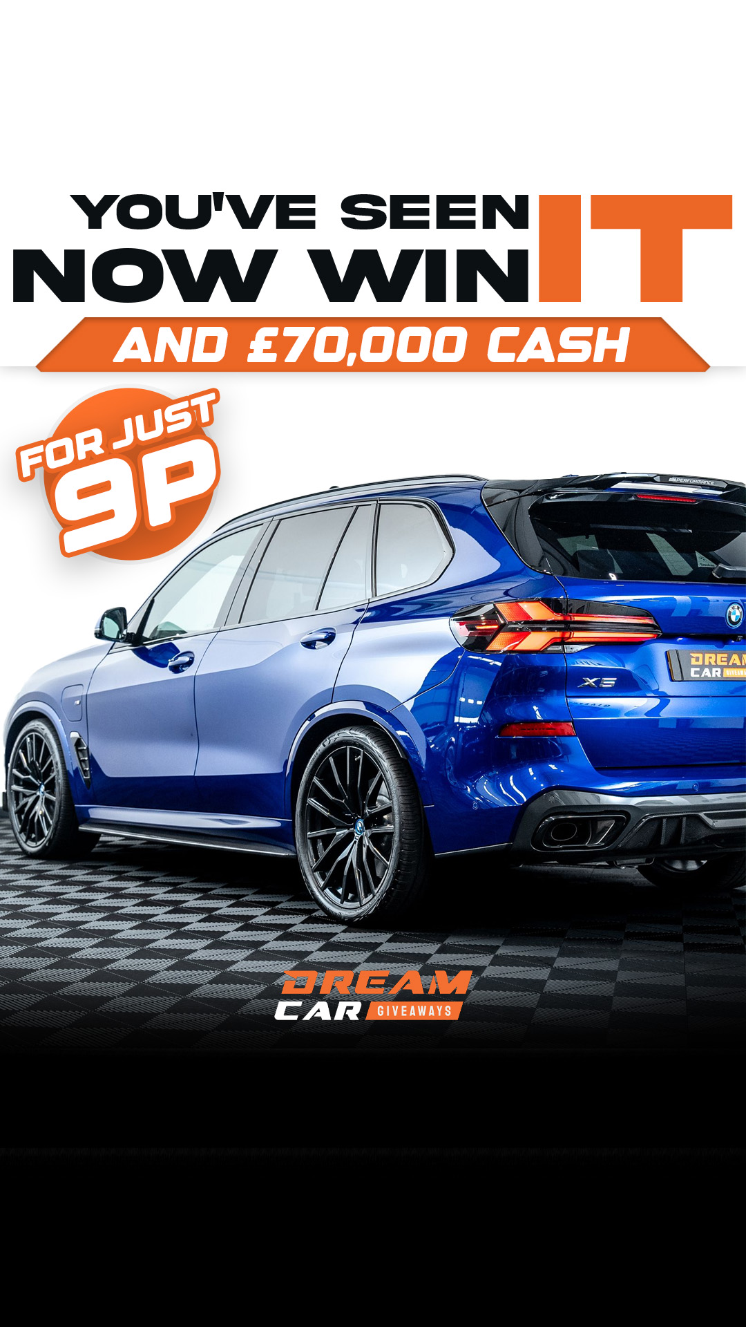 Dream Car Giveaways Facebook ad