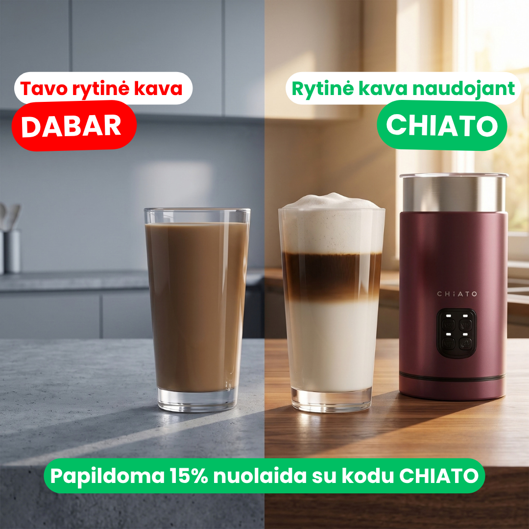 Kavos Draugas Lietuva Facebook ad: Iki -30% + kodas: CHIATO