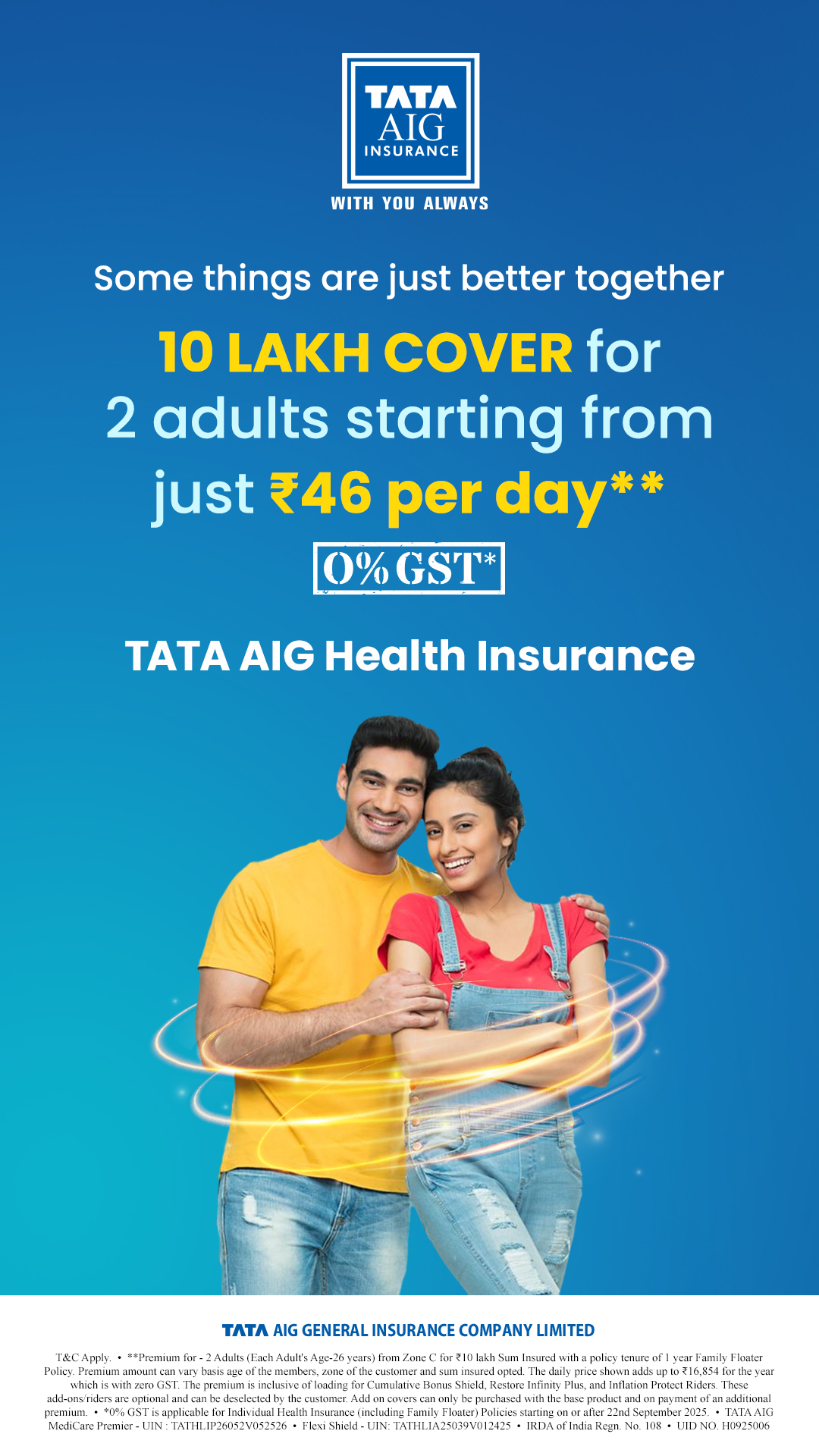 TATA AIG Facebook ad