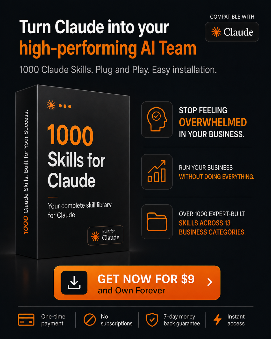 Skills AI Pack Facebook ad: Unlock 1000+ Expert-Level Claude Skills