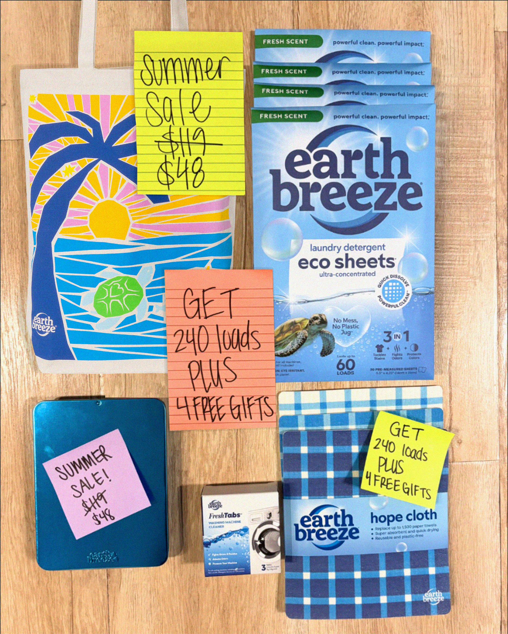 Earth Breeze Facebook ad
