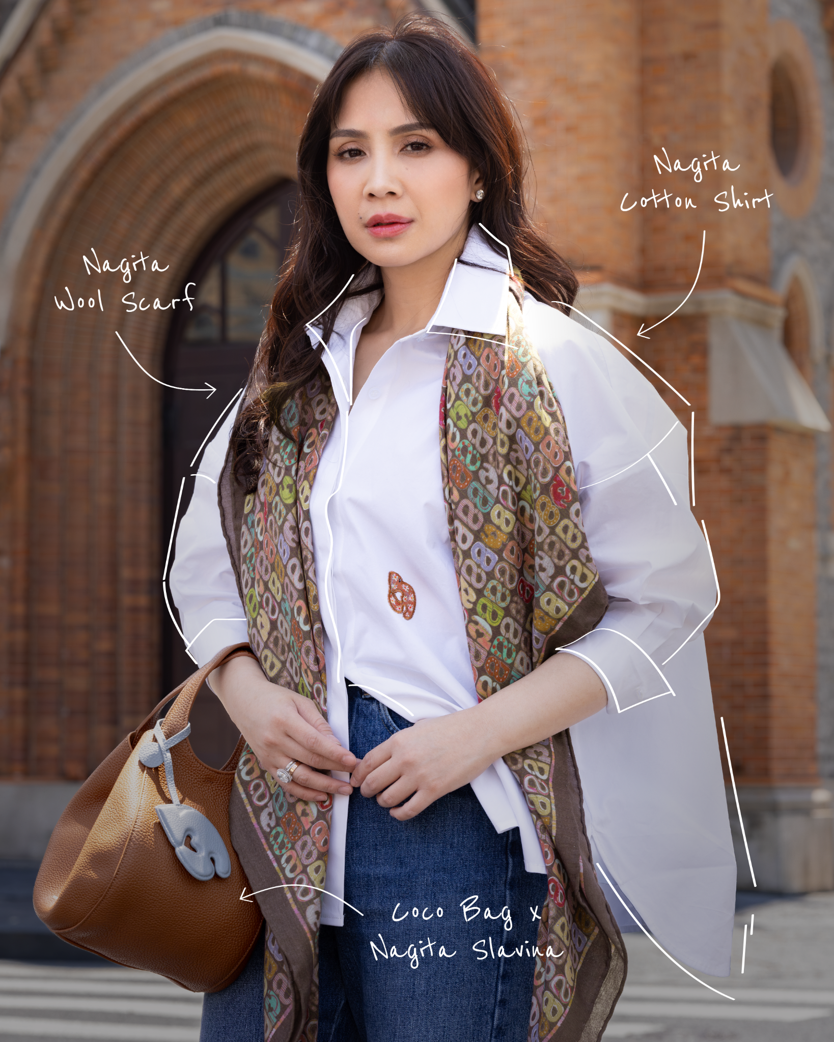 Buttonscarves Facebook ad: Buttonscarves x Nagita Slavina: Scarves, Bags, Apparel &…