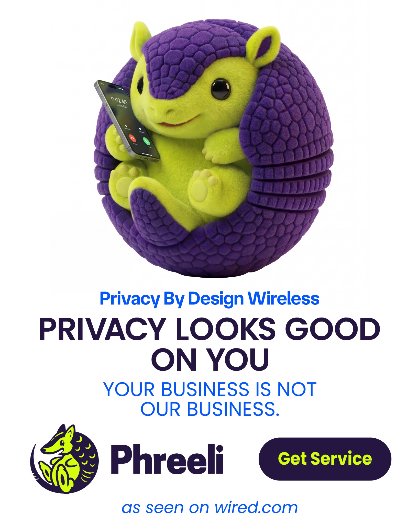 Phreeli Facebook ad: Privacy Fits You Better