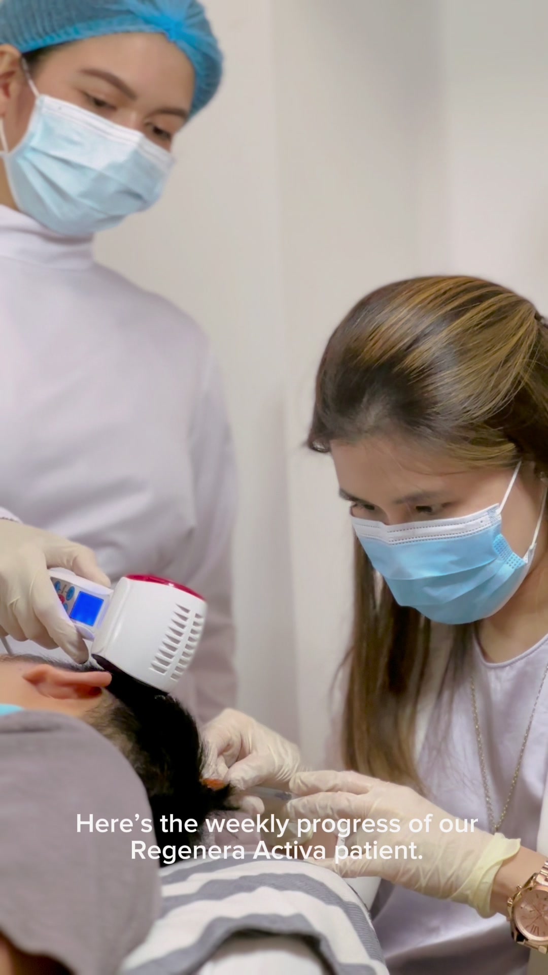 Skinology Aesthetic Clinic Facebook ad: Hair Restoration by Dr. Ramos.