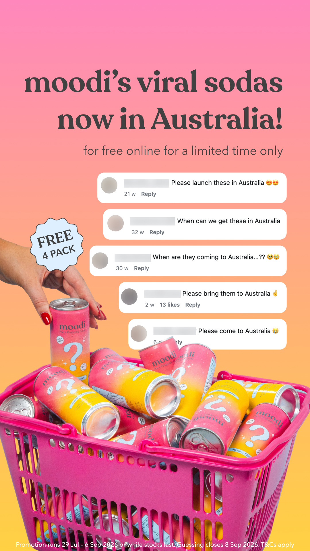 Moodi Facebook ad