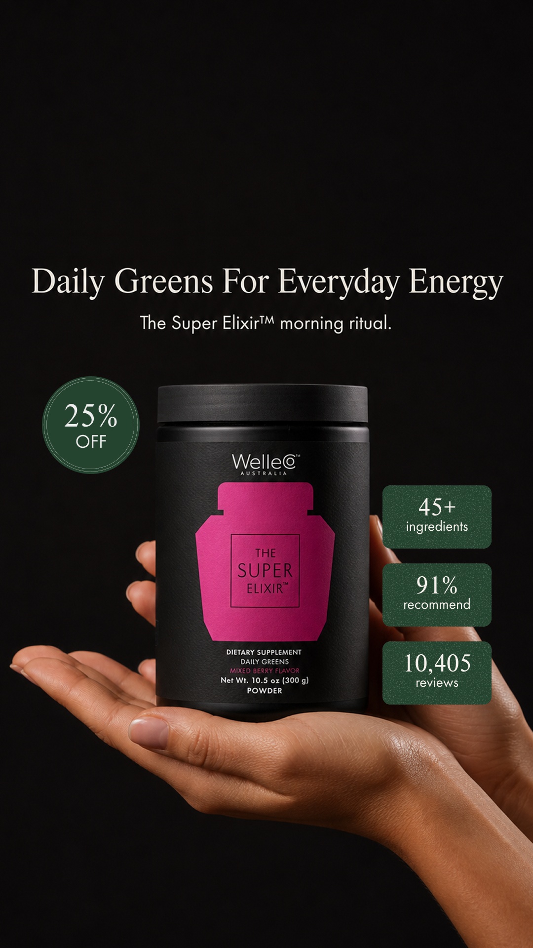 WelleCo Facebook ad