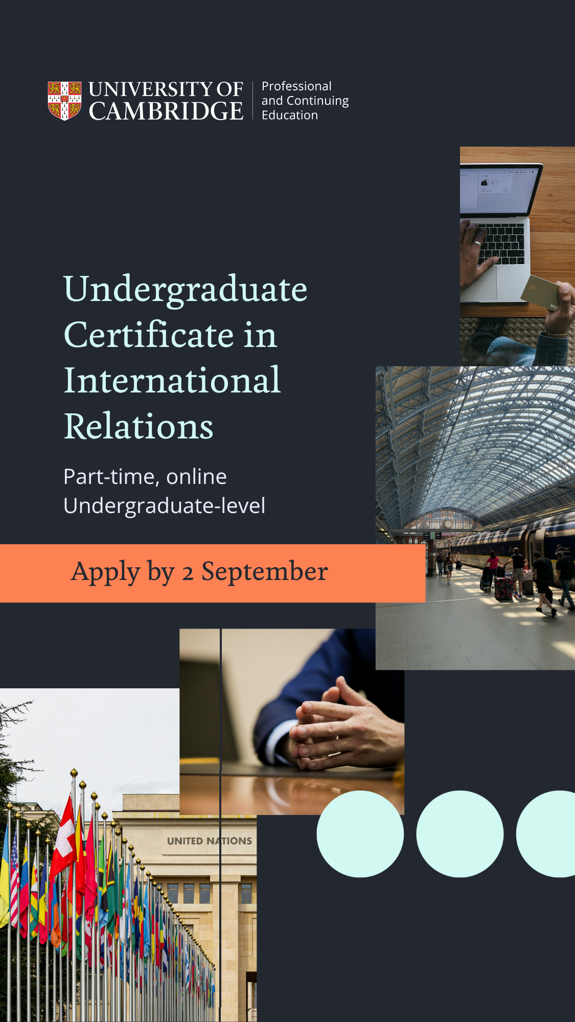 University of Cambridge Professional and Continuing Education Facebook ad from Jun 5, 2026