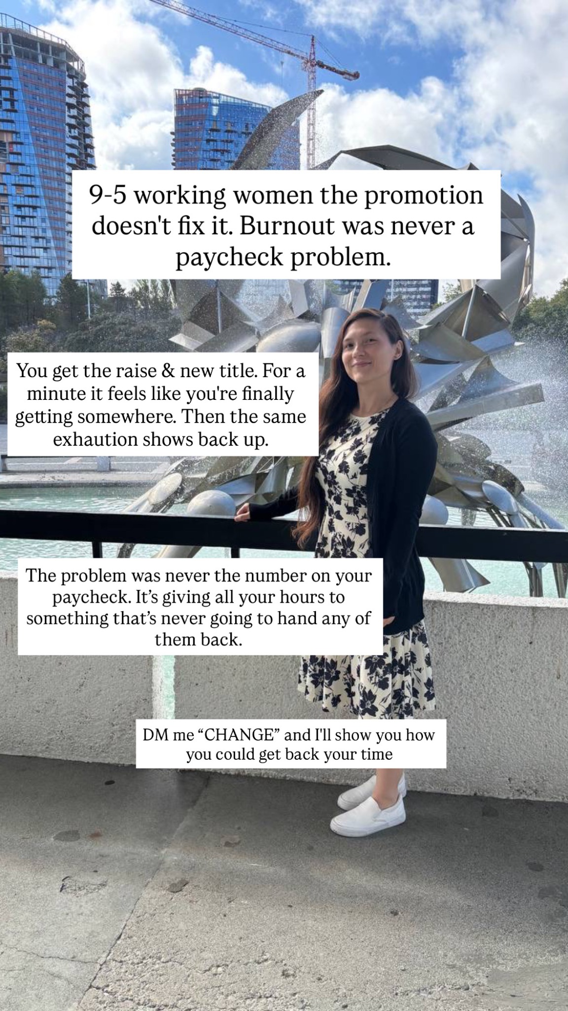 Gina Nguyen1 Facebook ad: If you're a 9-5 working woman who's good…