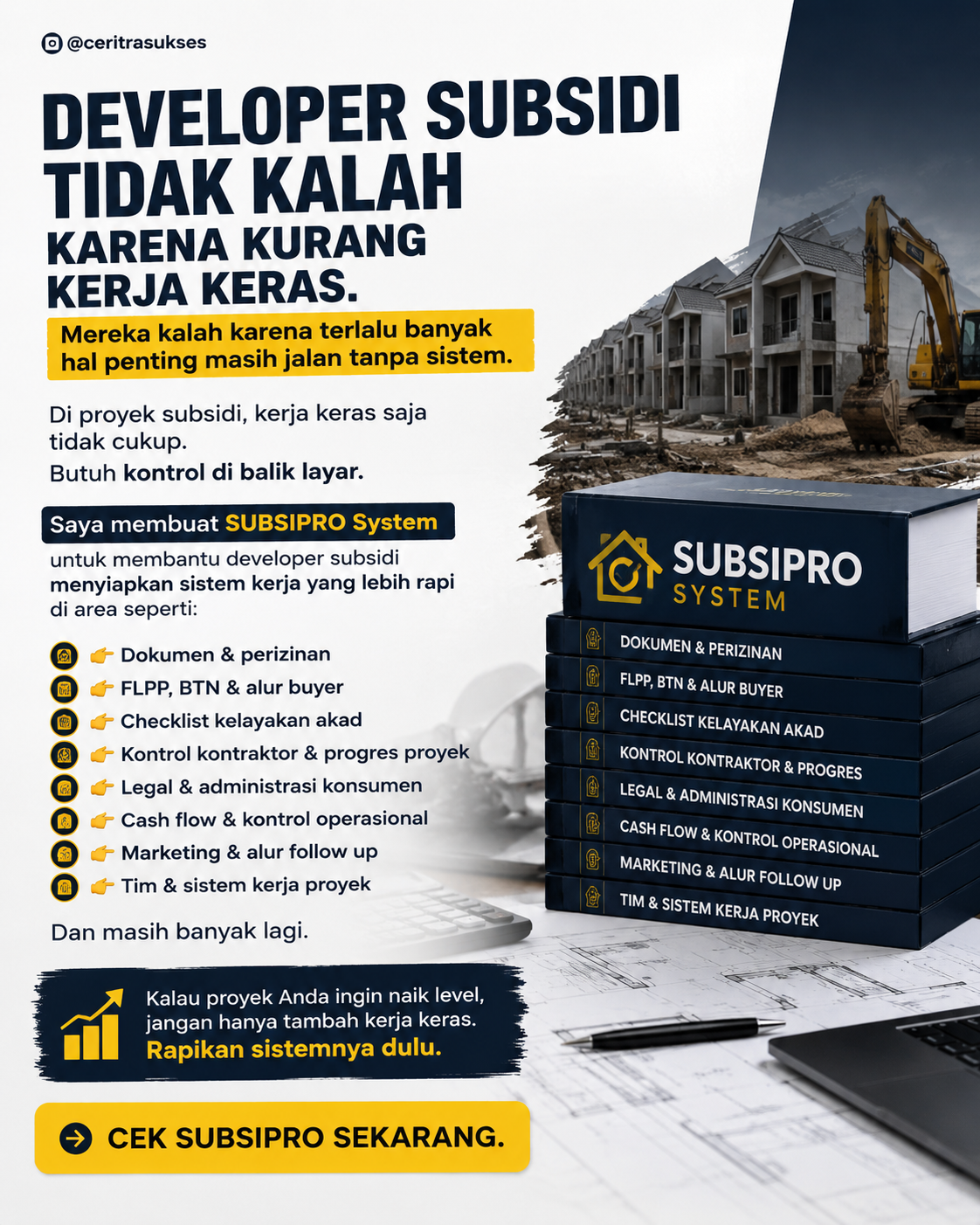 Ceritrasukses.id Facebook ad: Khusus untuk para developer agar sistem tidak berantakan