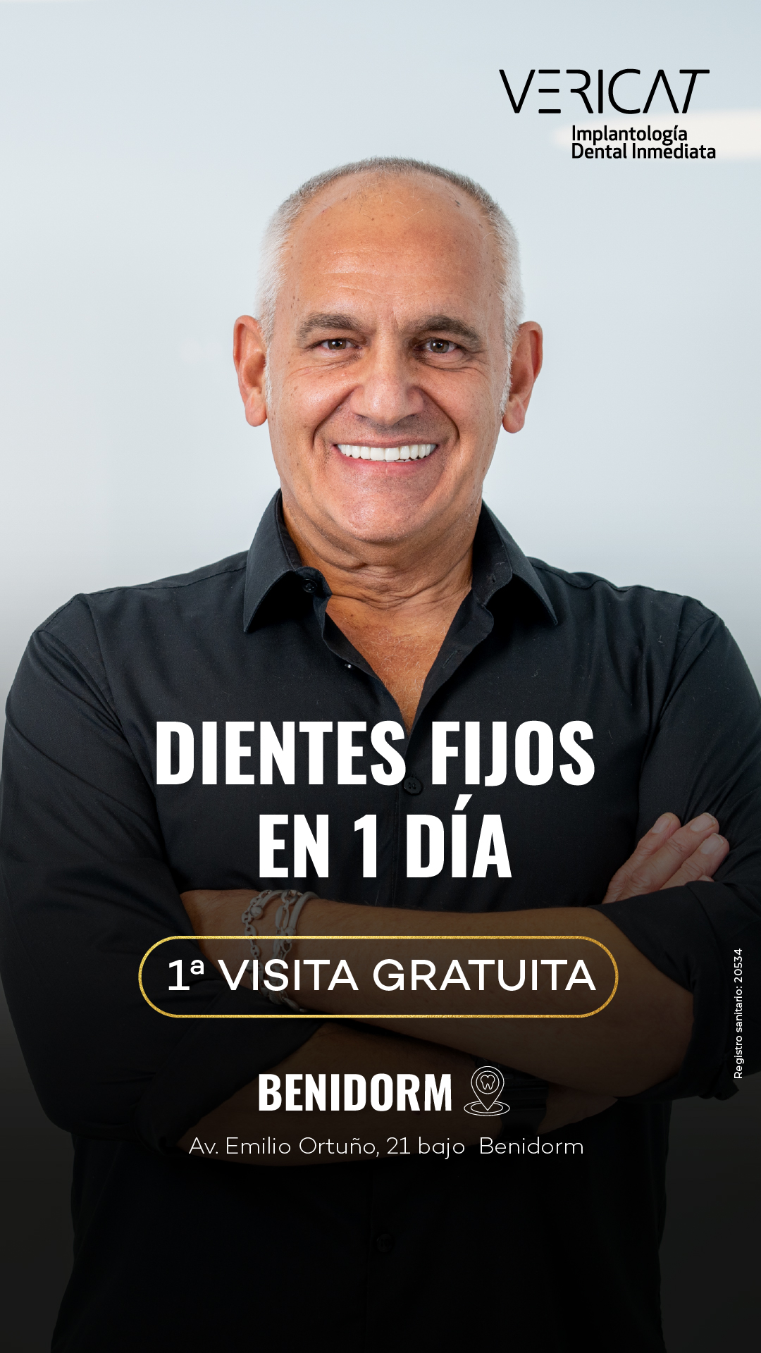 Vericat Implantología Inmediata. Clínica de implantes dentales. Facebook ad: Vericat