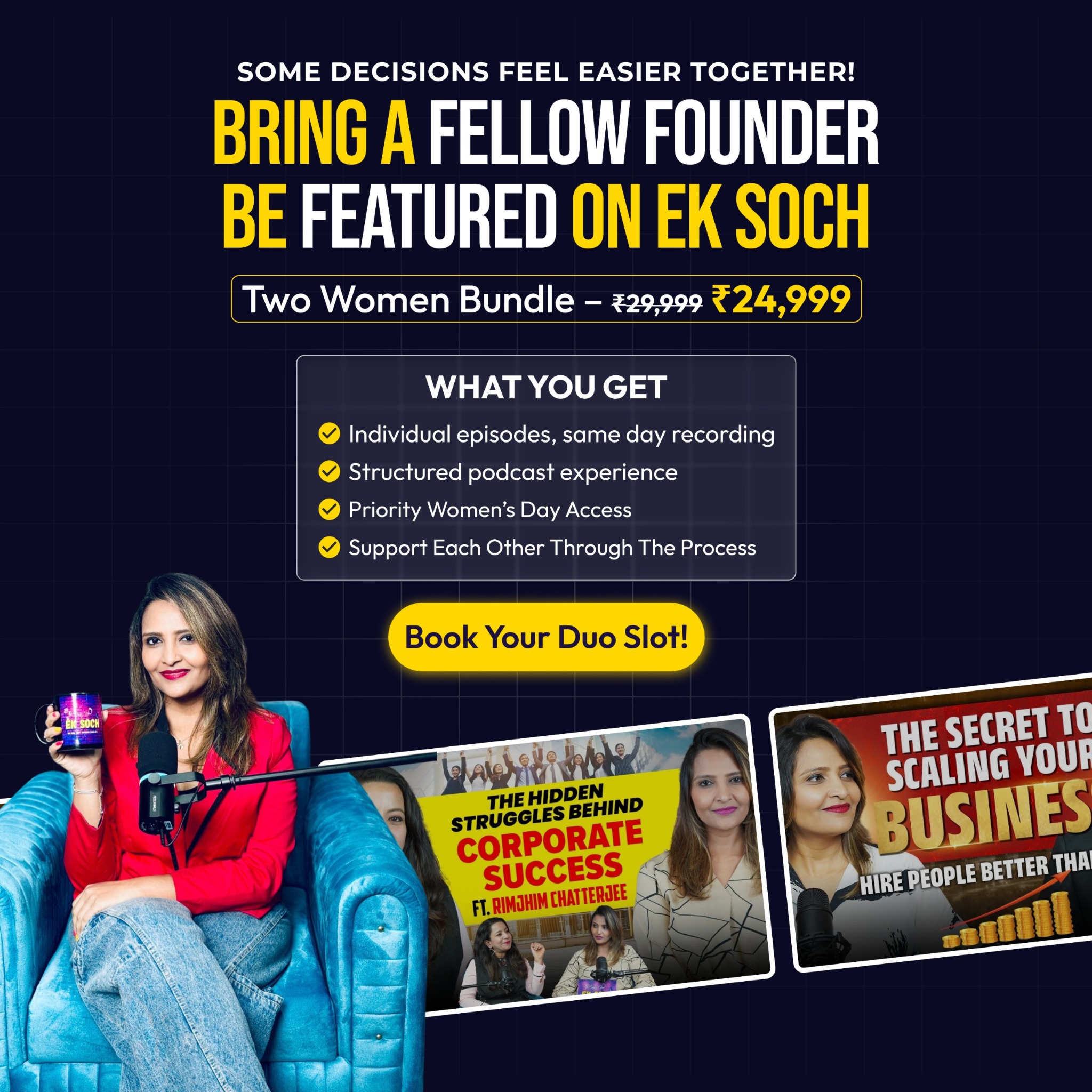 Nirale Pandya Facebook ad: Women Founder Bundle