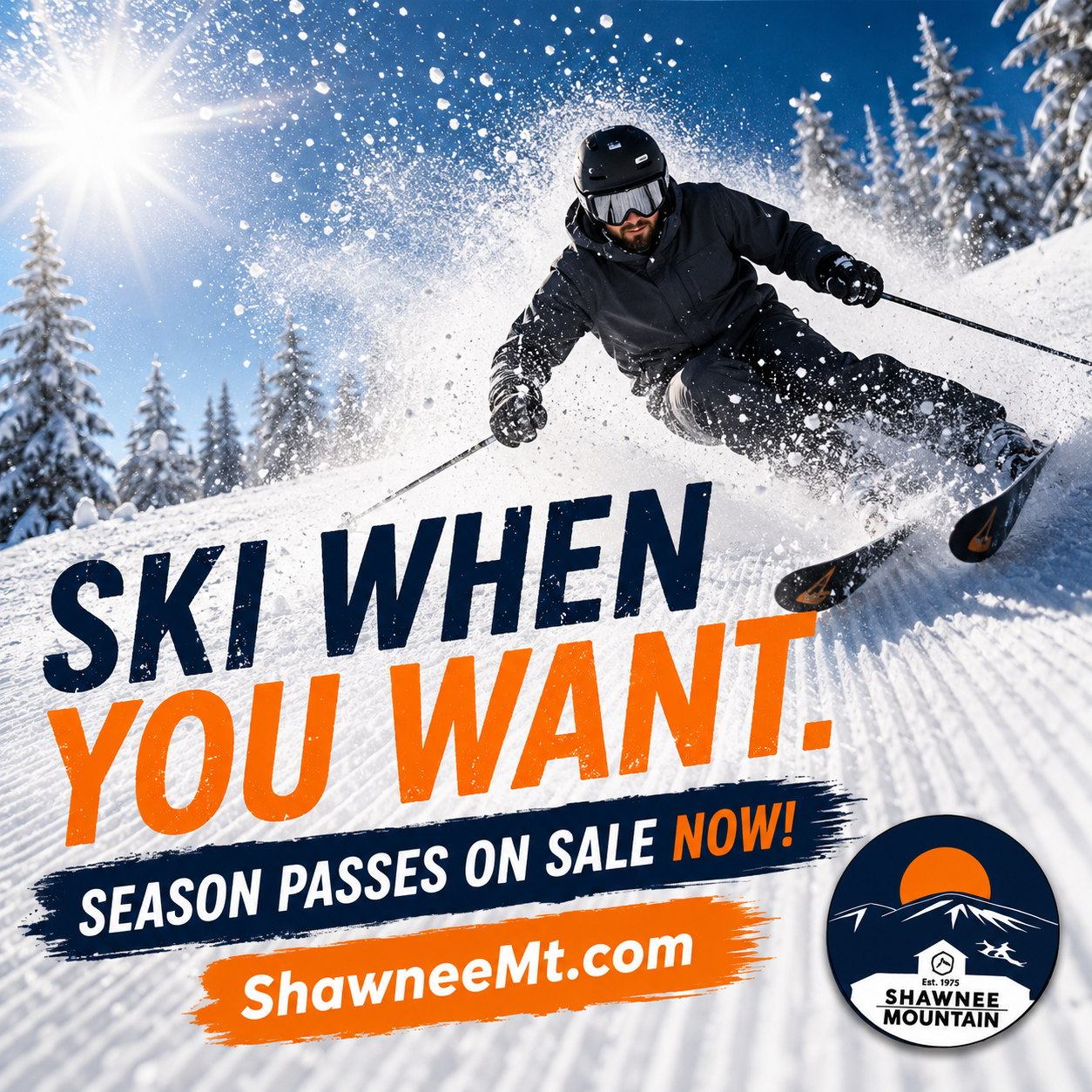 Shawnee Mountain Ski Area Facebook ad: Season Passes | Shawnee Mountain Ski Area