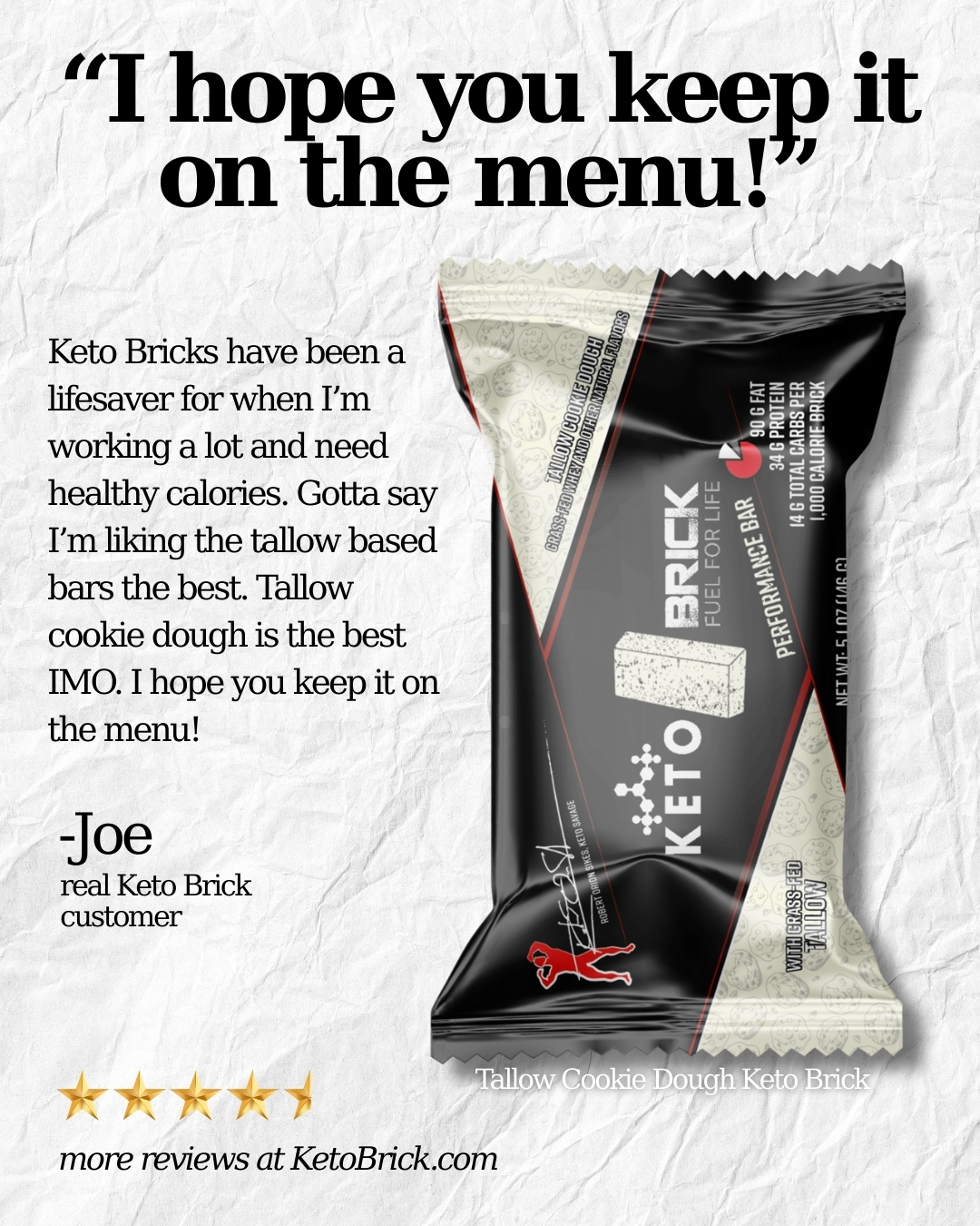 Keto Brick LLC Facebook ad